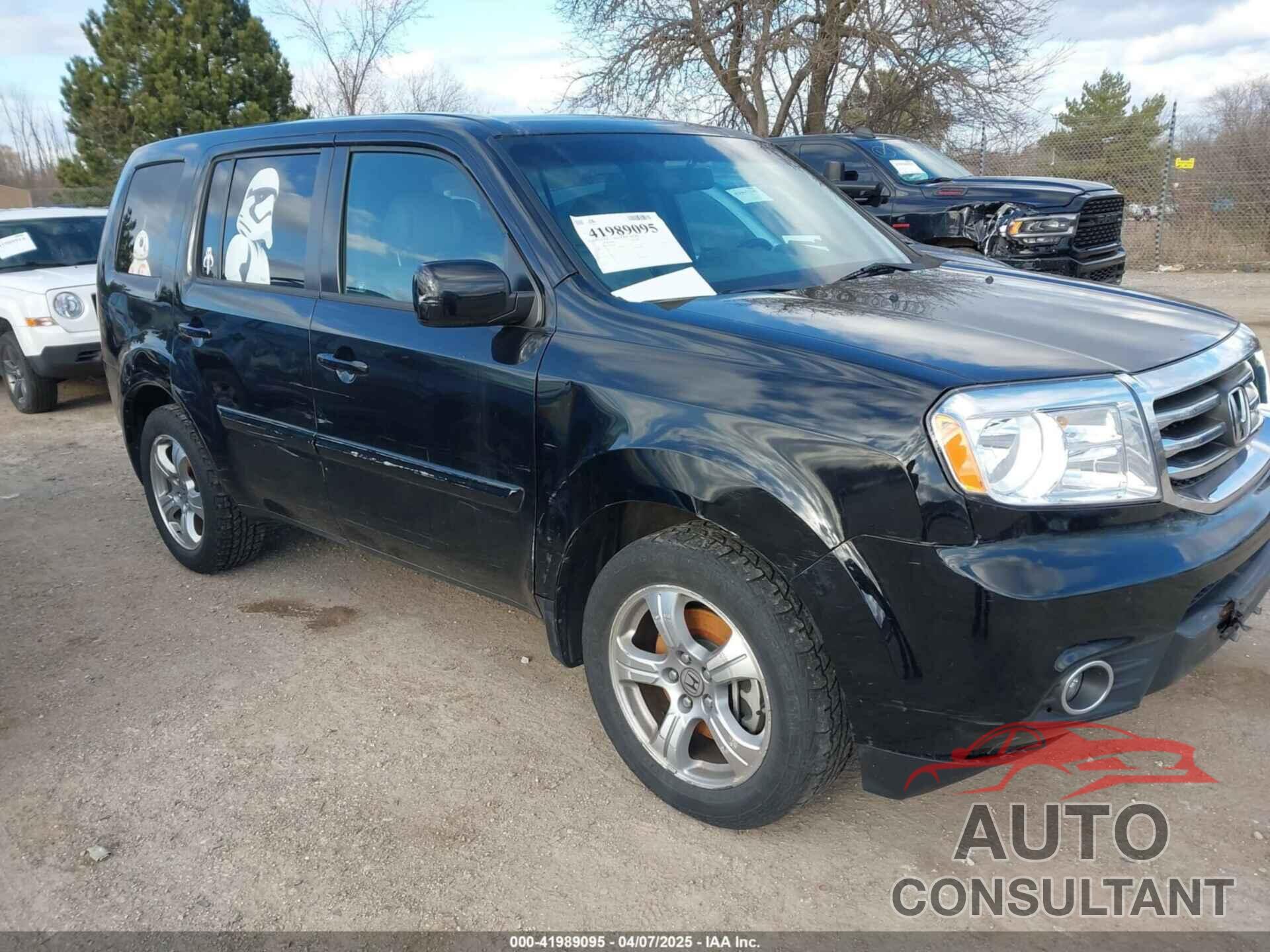 HONDA PILOT 2012 - 5FNYF4H72CB080093