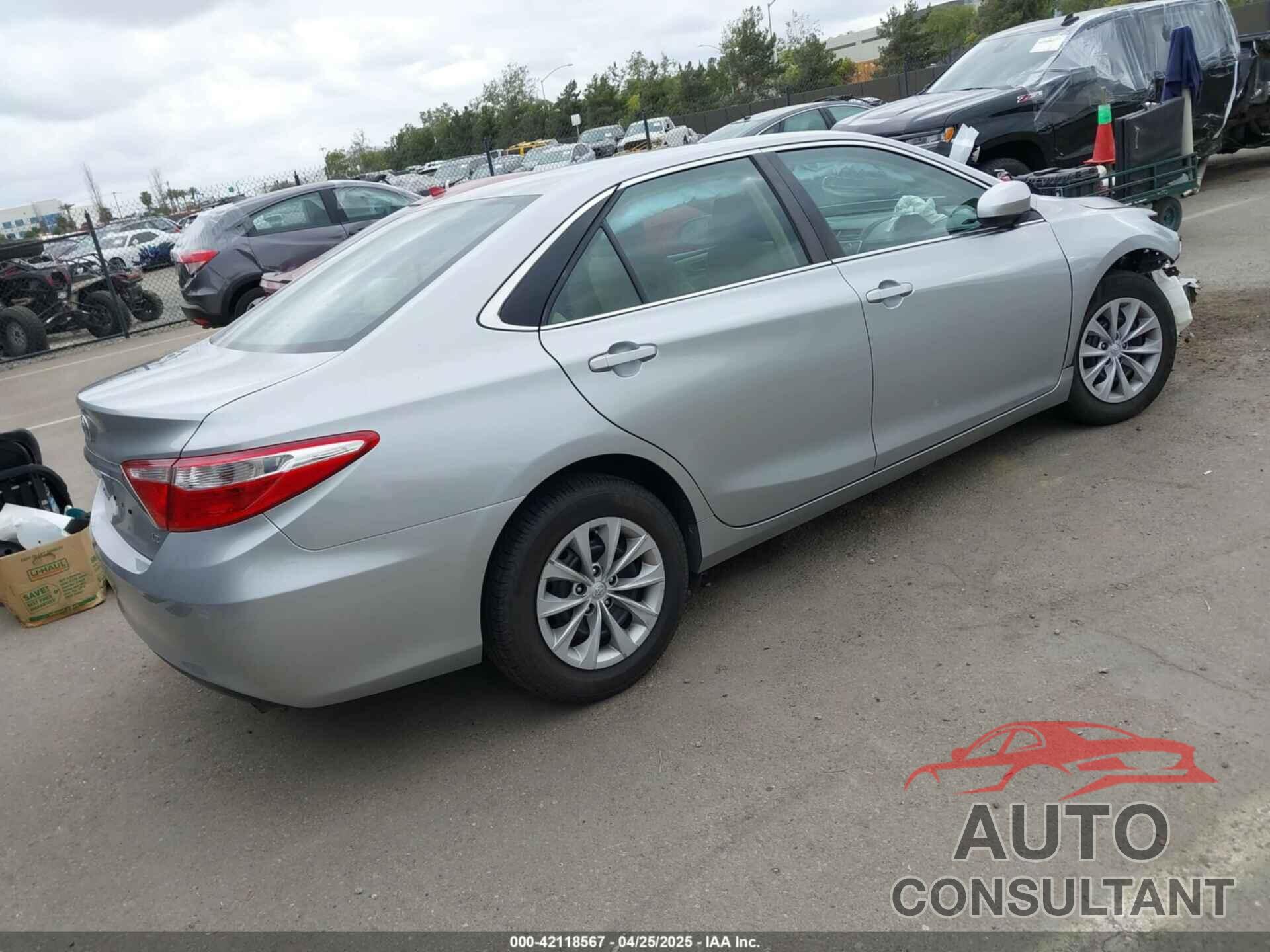 TOYOTA CAMRY 2017 - 4T1BF1FK4HU412900