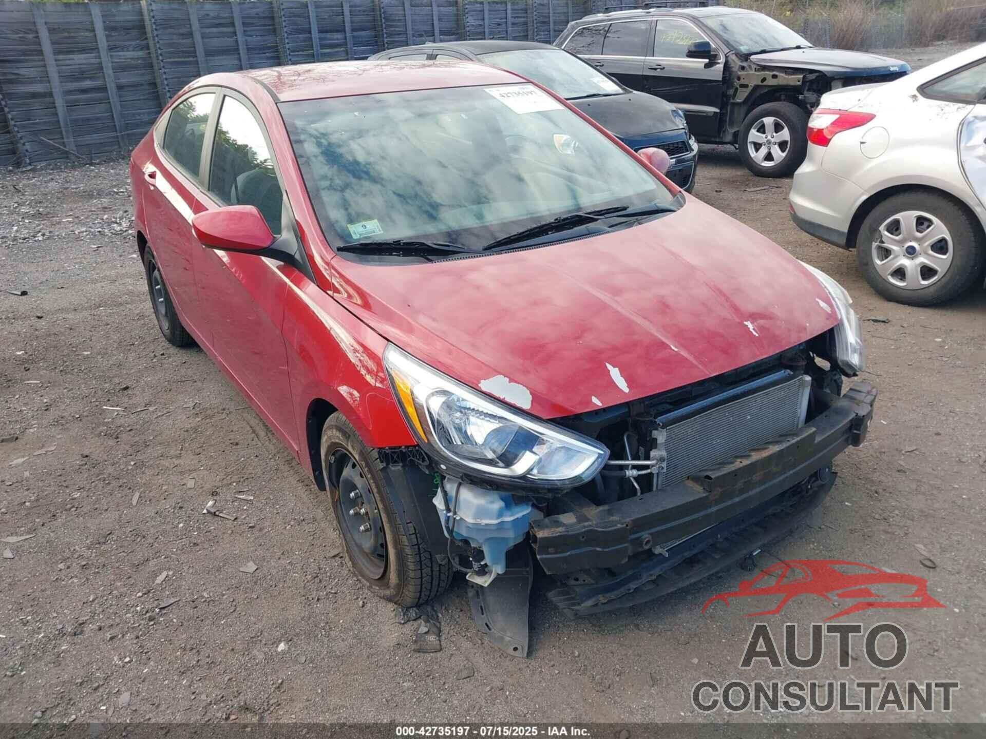 HYUNDAI ACCENT 2017 - KMHCT4AE3HU377153