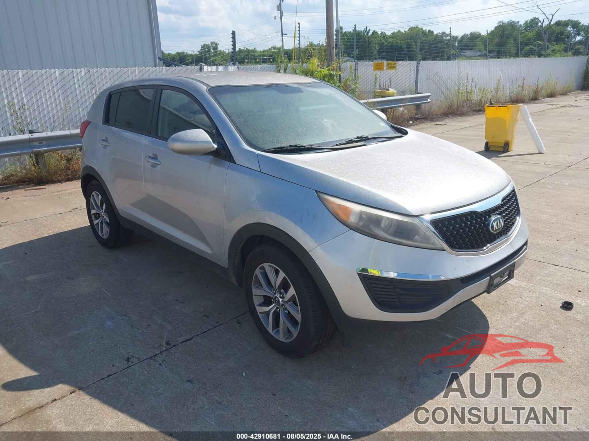 KIA SPORTAGE 2015 - KNDPB3AC2F7782160