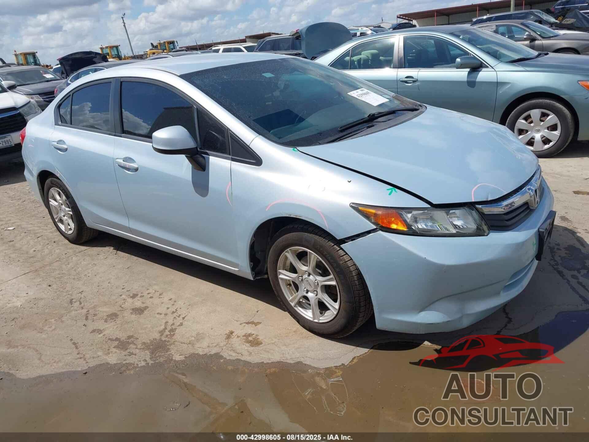 HONDA CIVIC 2012 - 19XFB2F58CE081148
