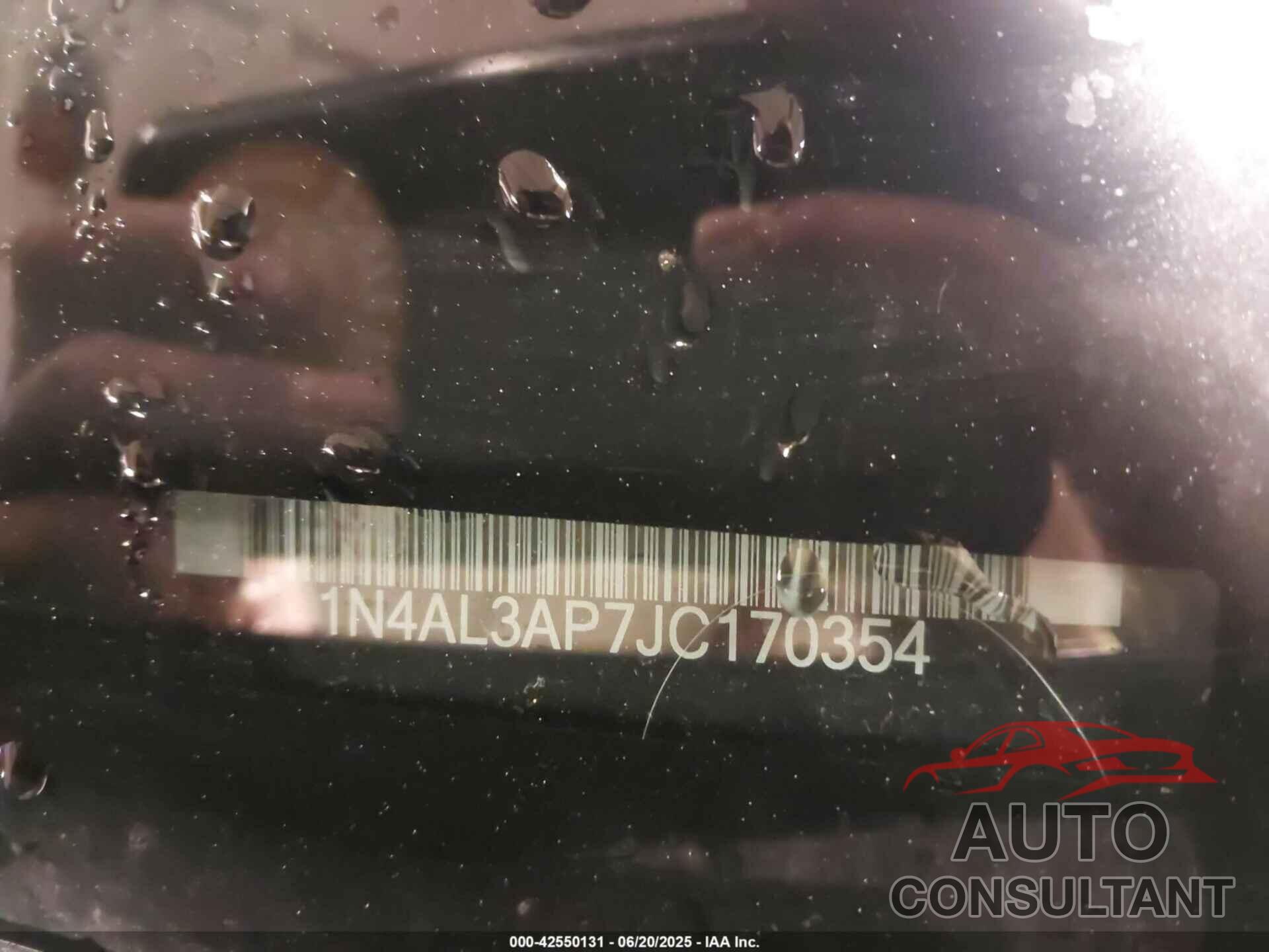 NISSAN ALTIMA 2018 - 1N4AL3AP7JC170354