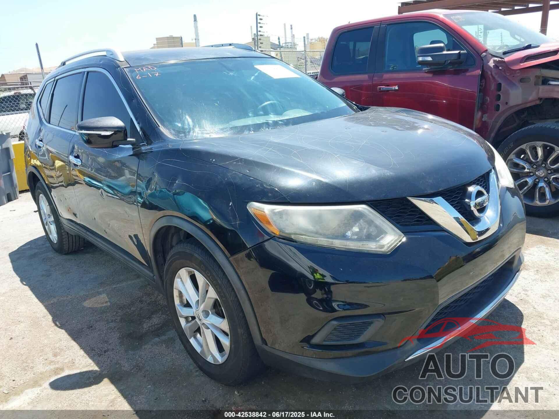 NISSAN ROGUE 2015 - KNMAT2MT9FP517339