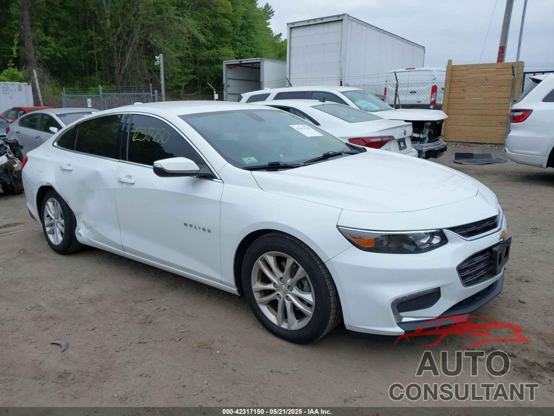 CHEVROLET MALIBU 2017 - 1G1ZE5ST2HF240228