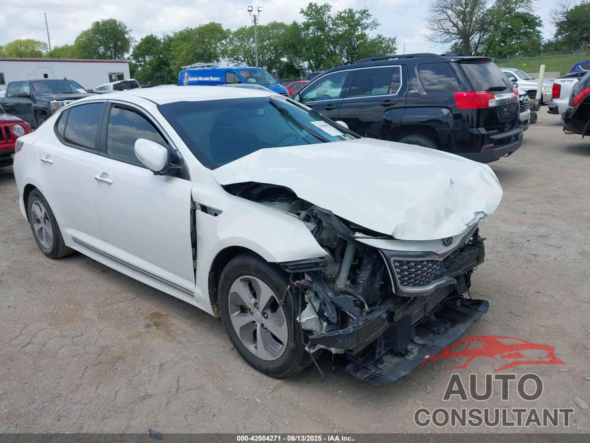 KIA OPTIMA HYBRID 2015 - KNAGM4AD5F5085941