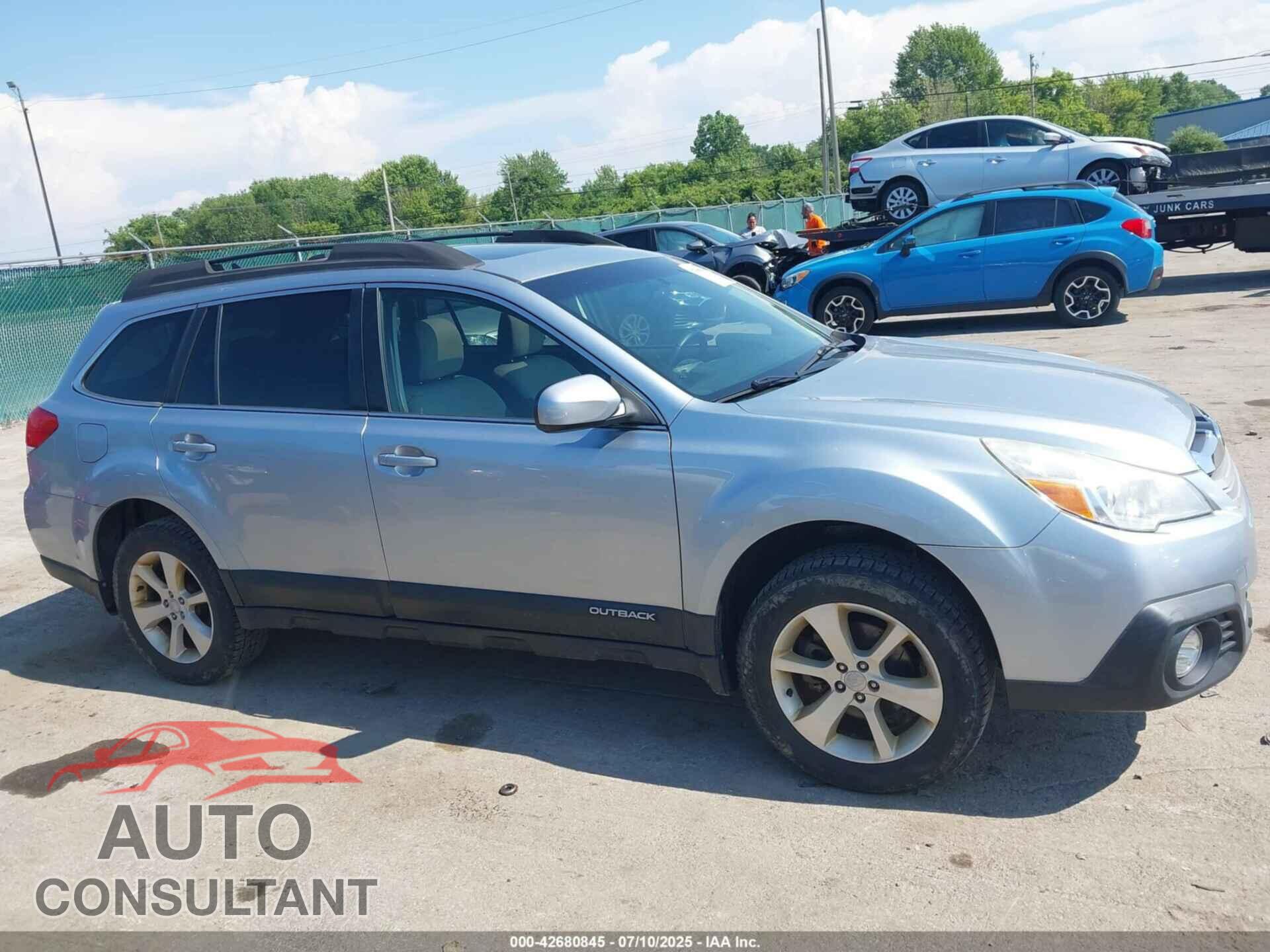 SUBARU OUTBACK 2014 - 4S4BRBDC2E3291438