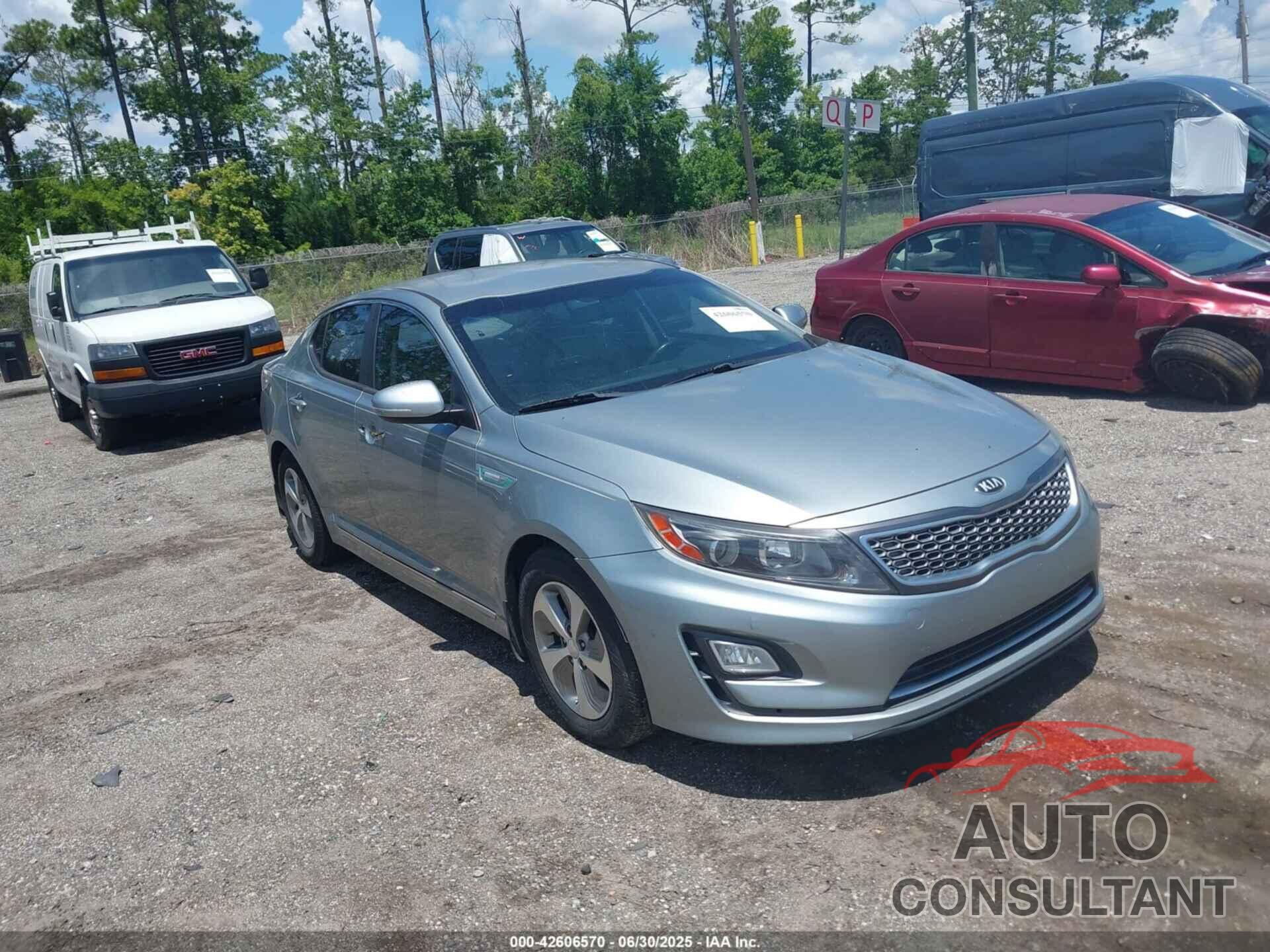 KIA OPTIMA HYBRID 2016 - KNAGM4AD0G5095553
