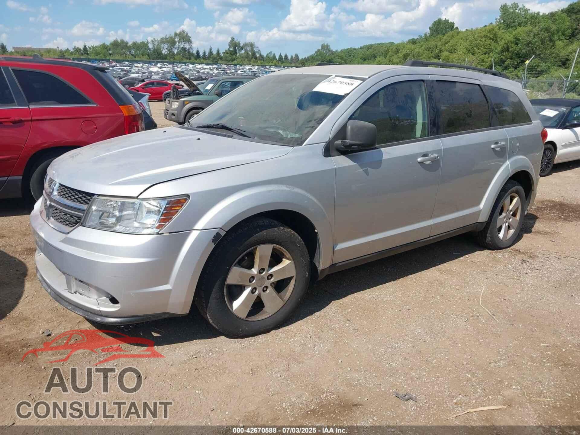 DODGE JOURNEY 2012 - 3C4PDCAB9CT204727