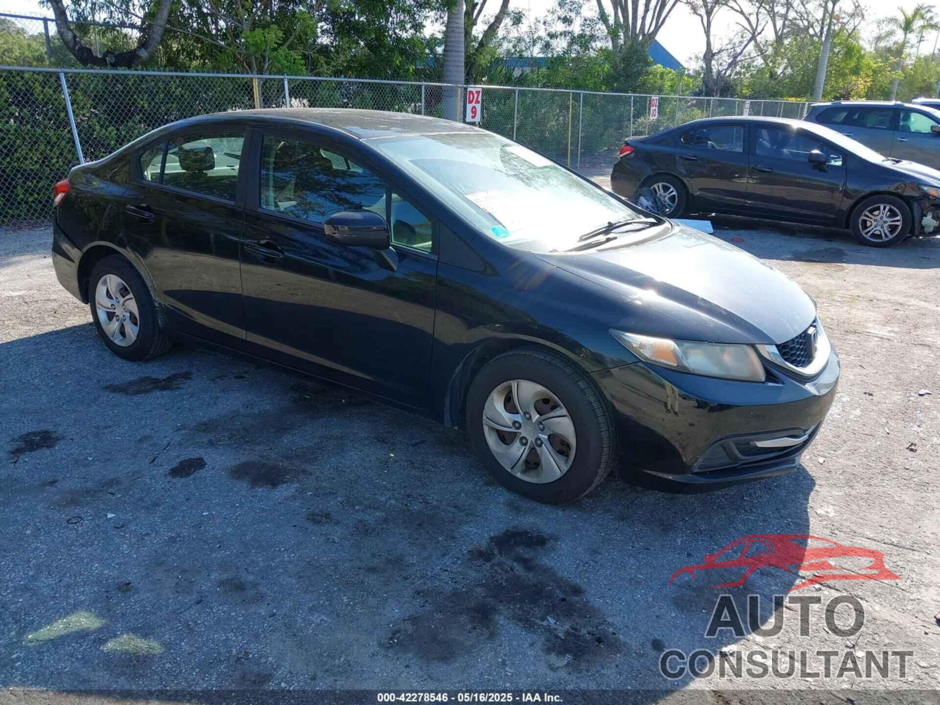 HONDA CIVIC 2014 - 19XFB2F5XEE035873