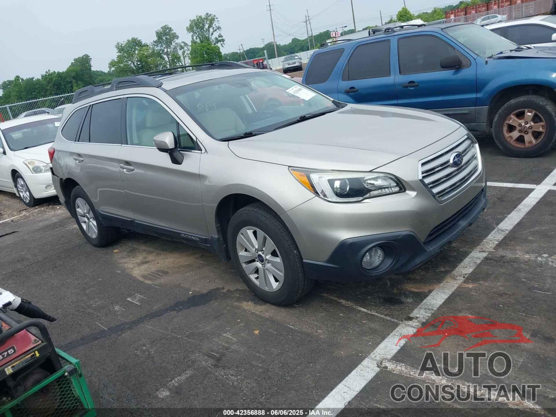 SUBARU OUTBACK 2016 - 4S4BSBHC3G3272186