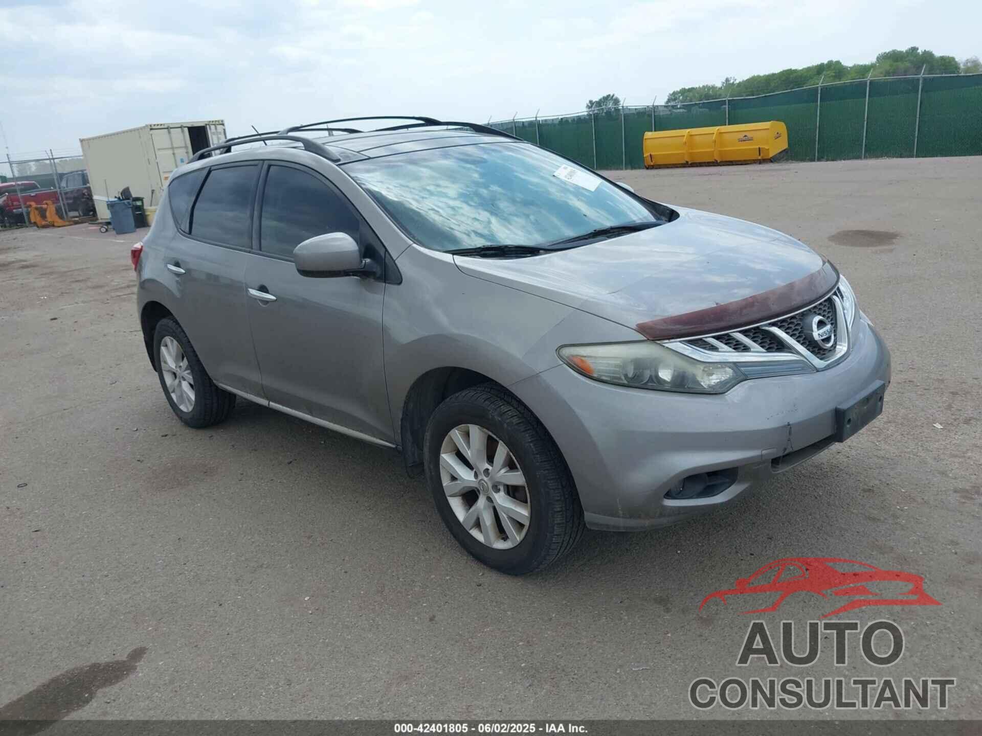 NISSAN MURANO 2012 - JN8AZ1MW9CW206857