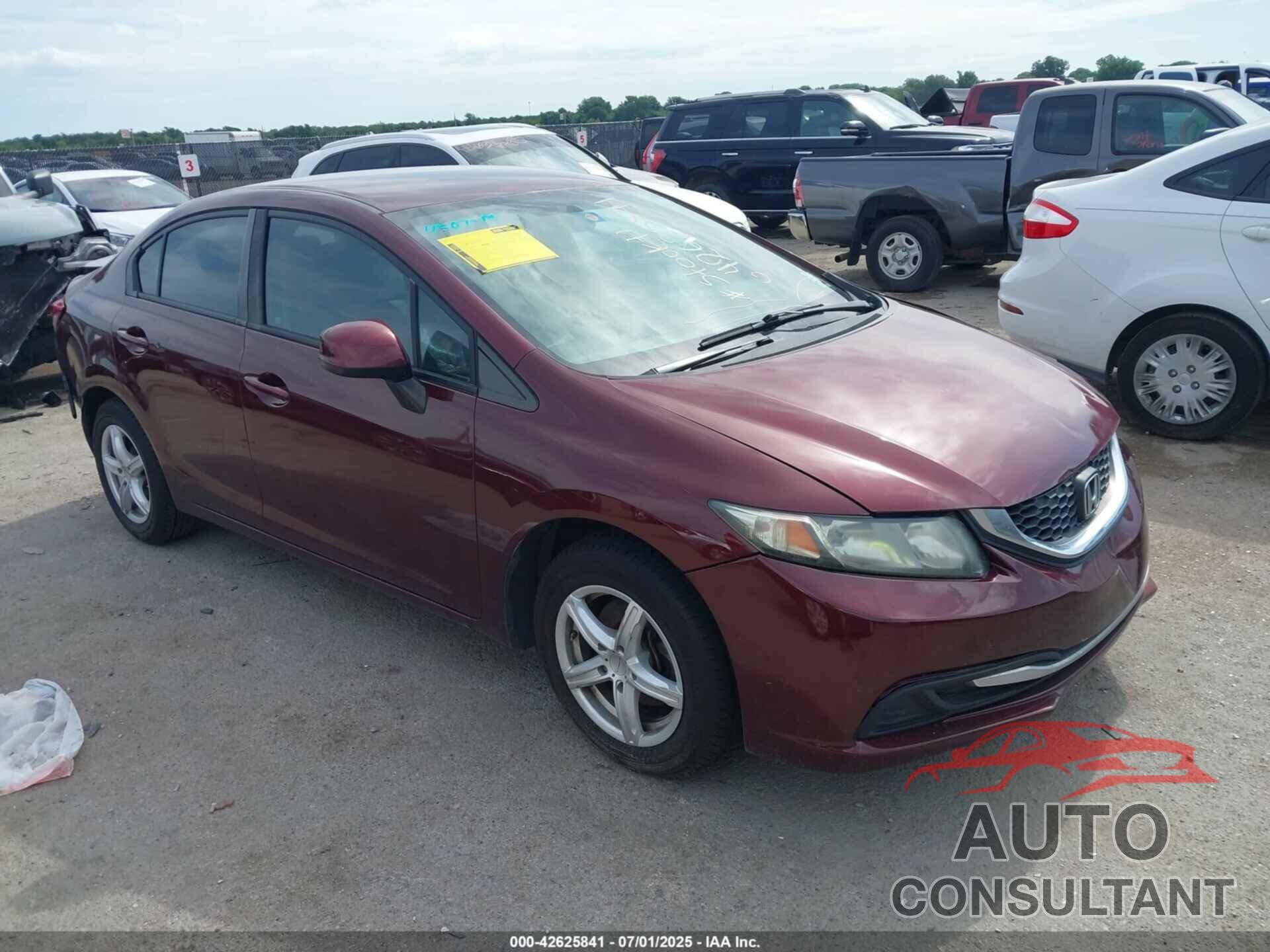 HONDA CIVIC 2013 - 2HGFB2F58DH527158