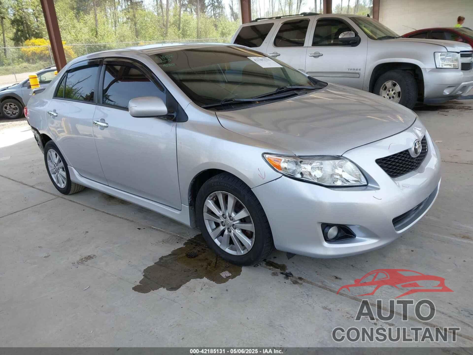 TOYOTA COROLLA 2009 - 2T1BU40E59C150365