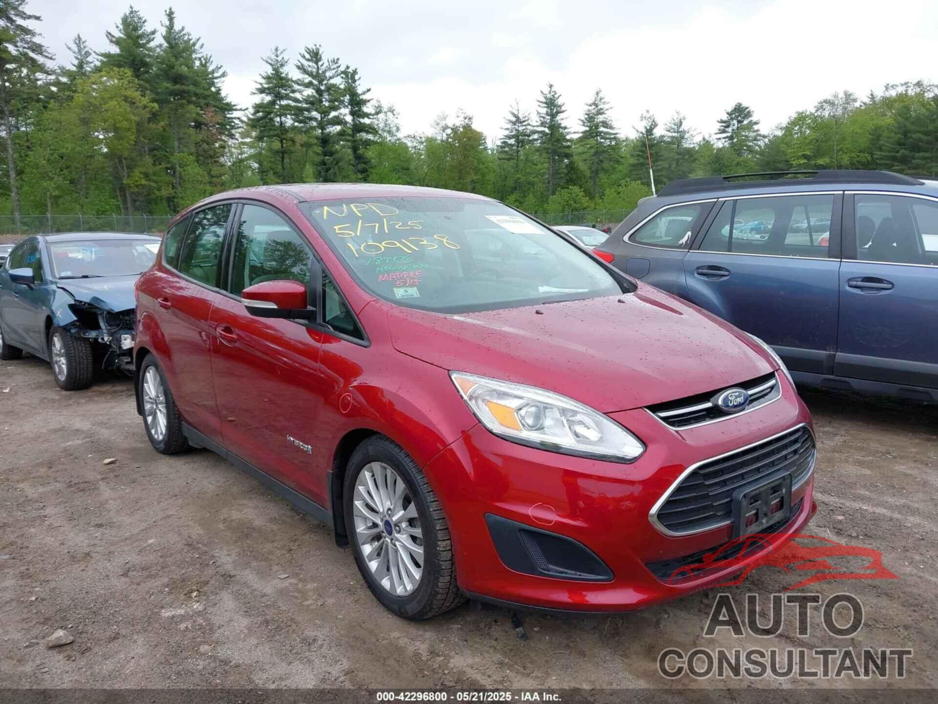 FORD C-MAX HYBRID 2017 - 1FADP5AU8HL109138
