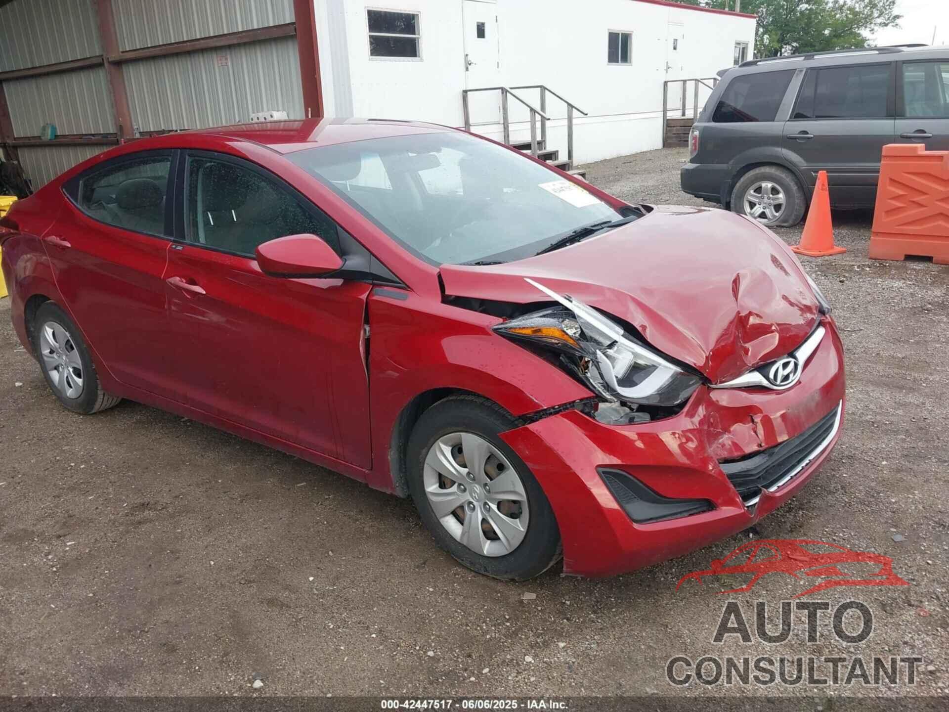 HYUNDAI ELANTRA 2016 - 5NPDH4AE8GH665785