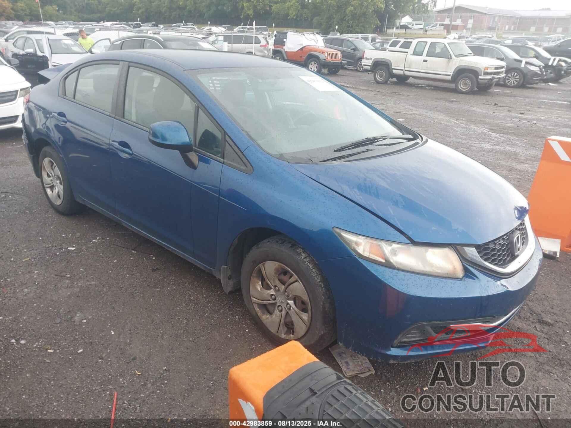 HONDA CIVIC 2013 - 19XFB2F57DE016289
