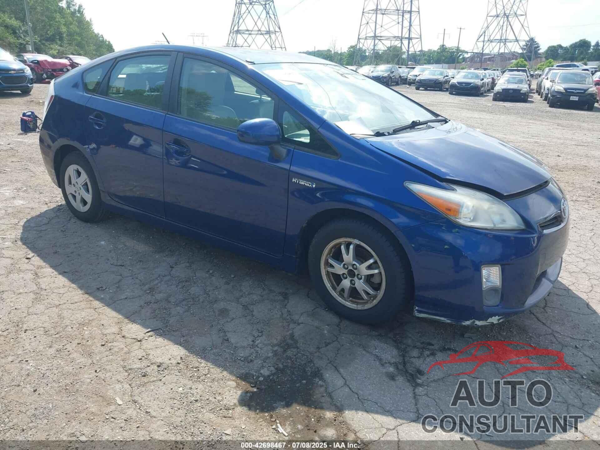 TOYOTA PRIUS 2010 - JTDKN3DUXA5199118