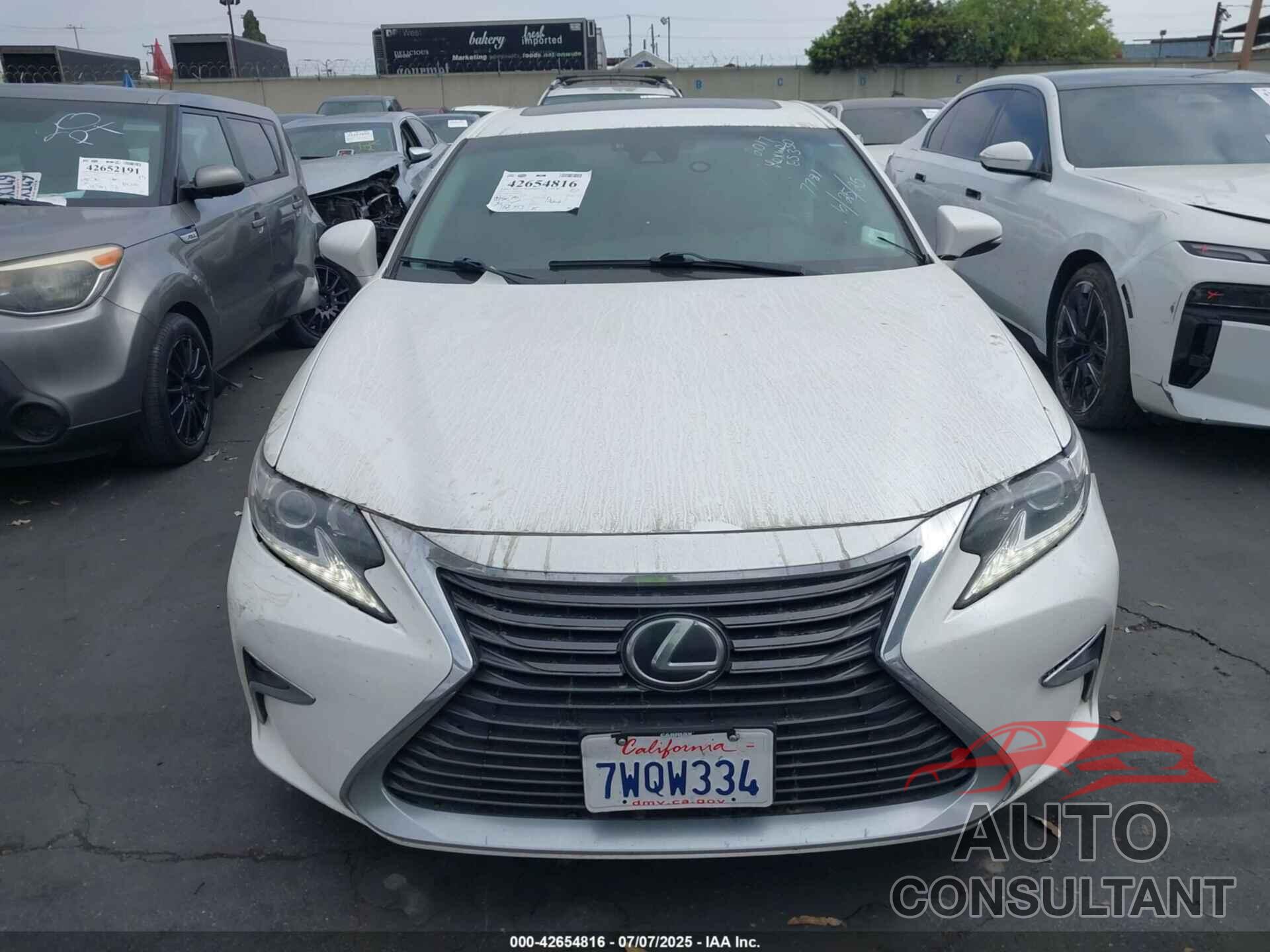 LEXUS ES 350 2017 - 58ABK1GG1HU057781