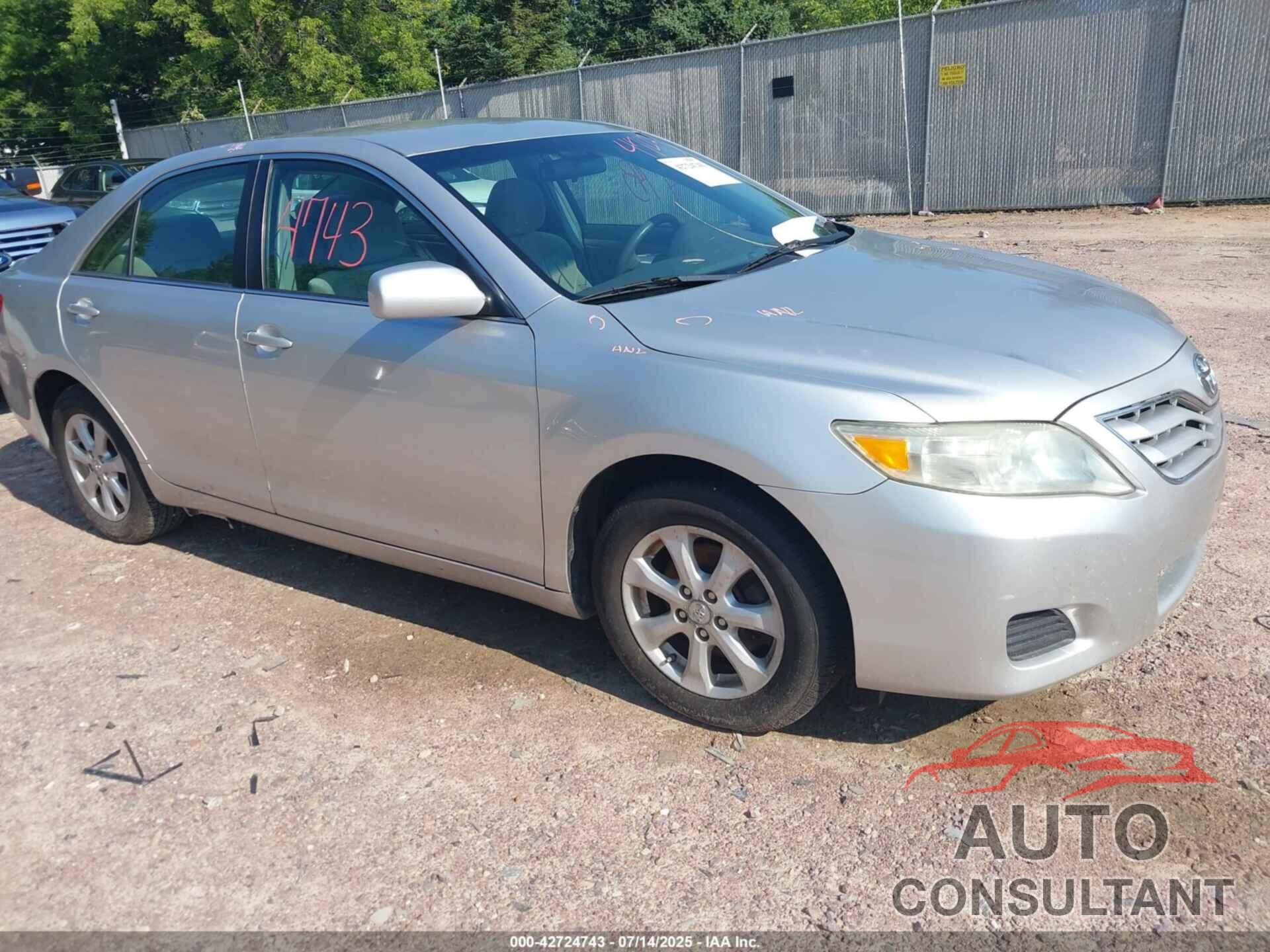 TOYOTA CAMRY 2011 - 4T4BF3EKXBR197954