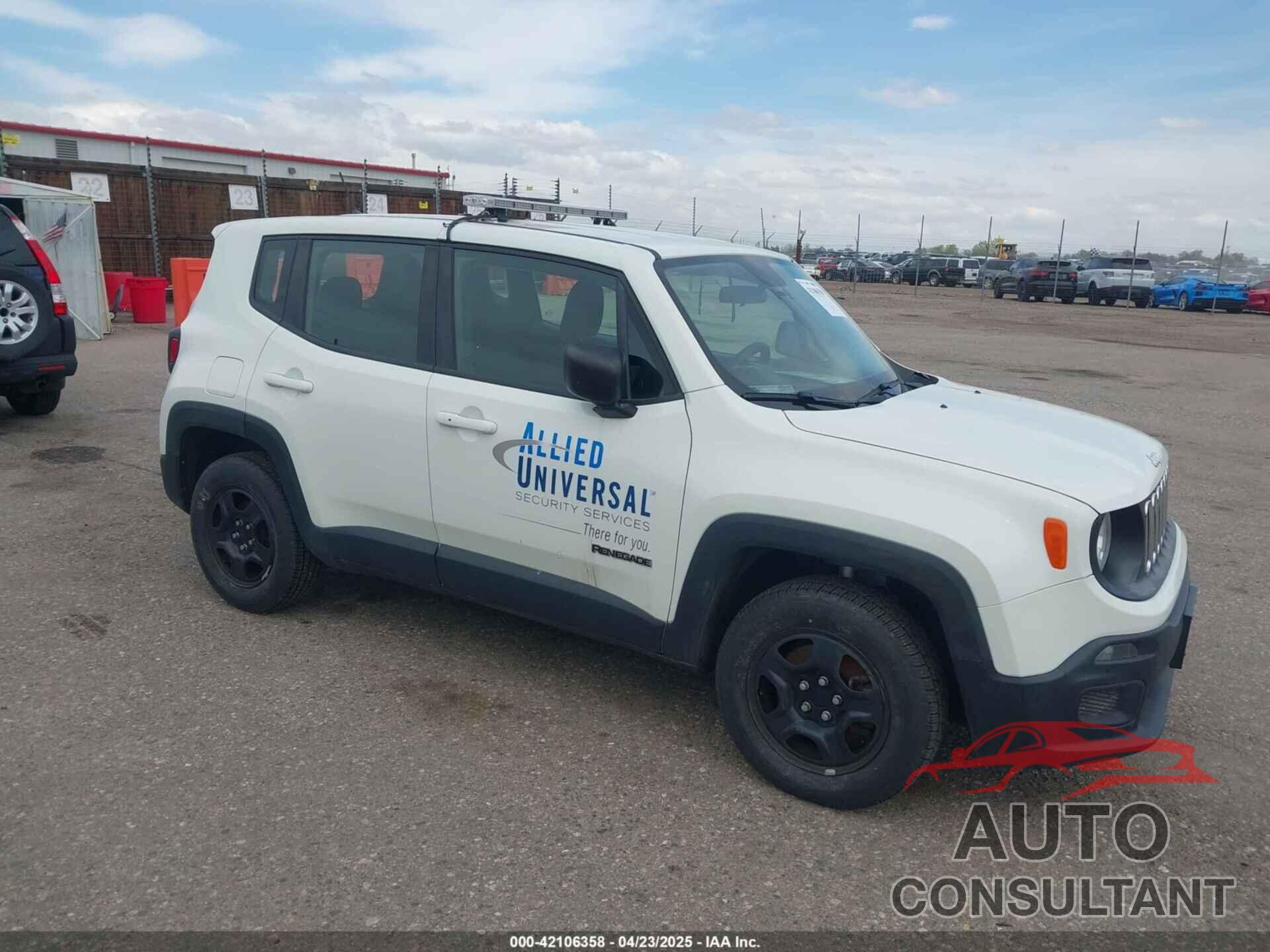 JEEP RENEGADE 2017 - ZACCJBAB6HPE76894