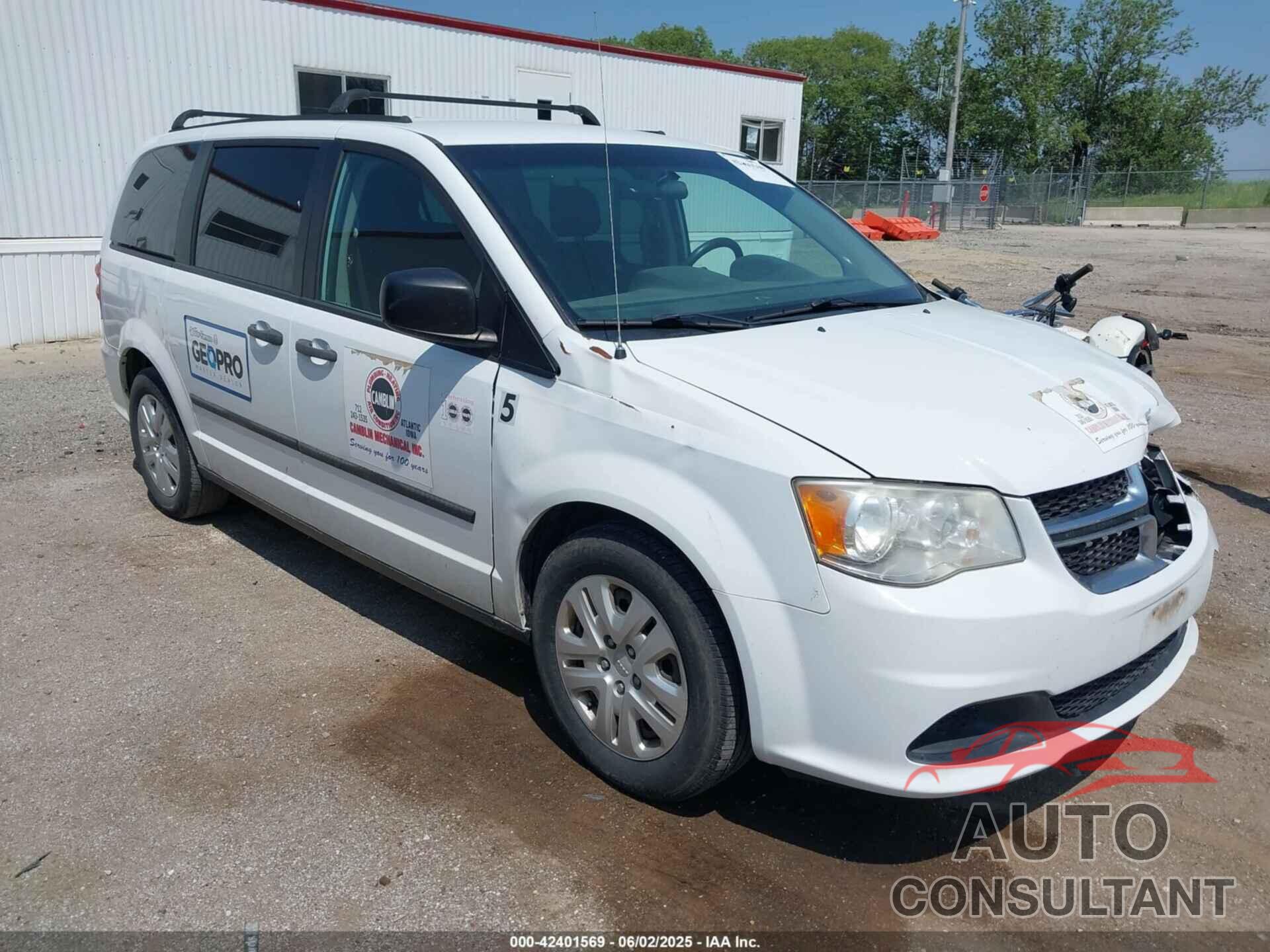 DODGE GRAND CARAVAN 2014 - 2C4RDGBG3ER462595