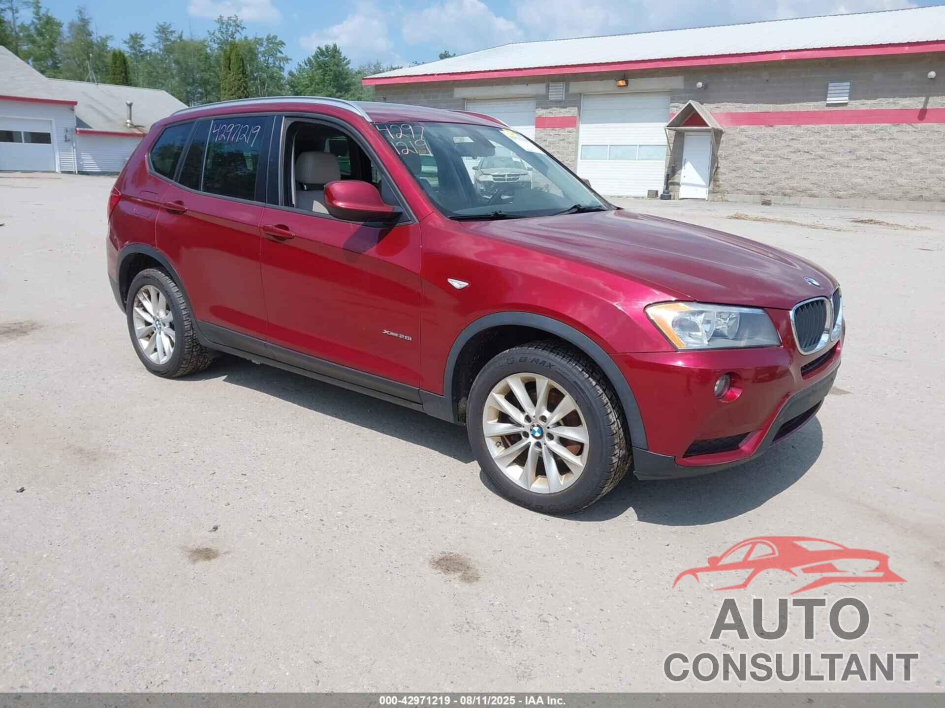 BMW X3 2013 - 5UXWX9C51D0A10500