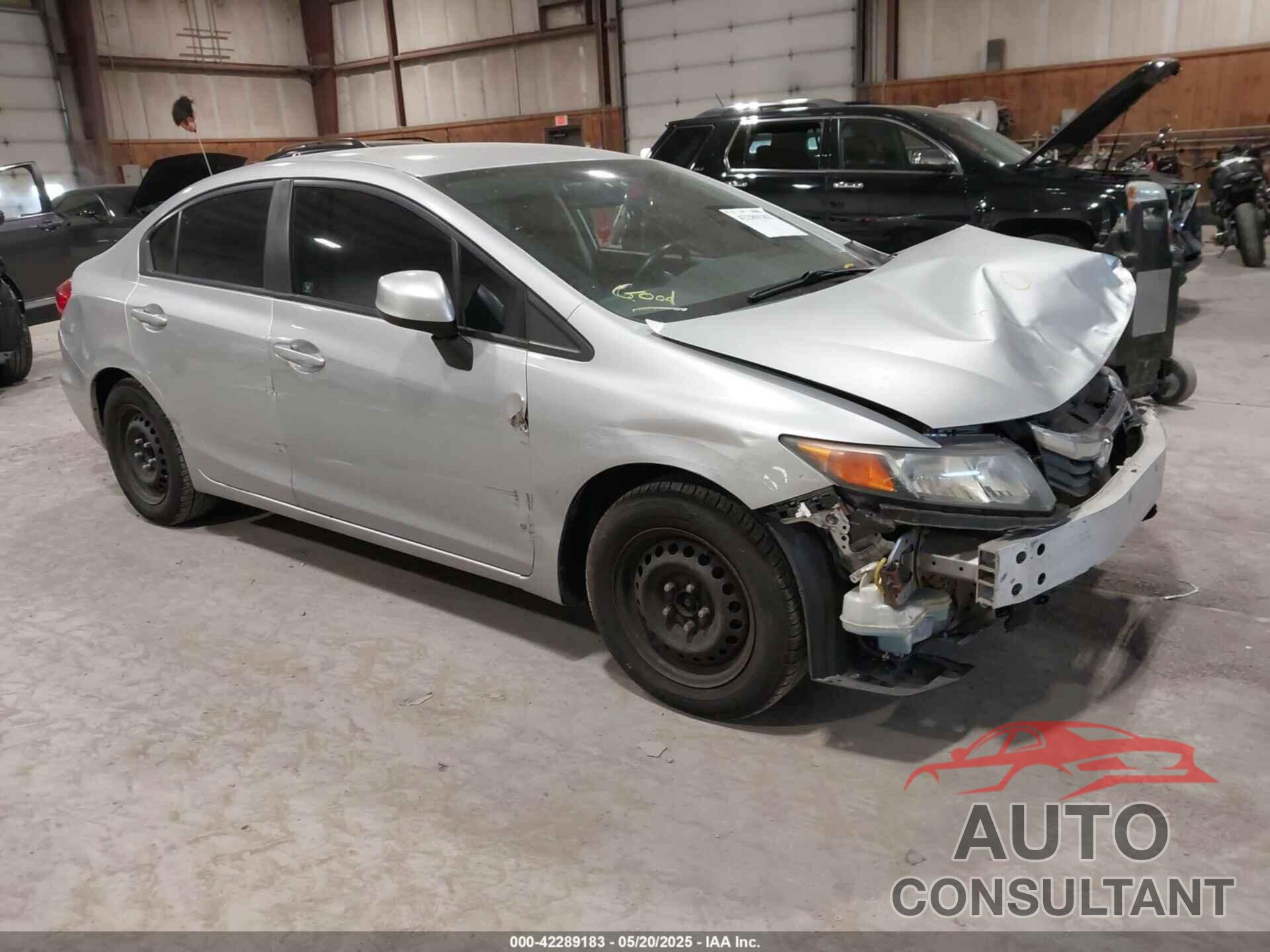 HONDA CIVIC 2012 - 19XFB2F59CE382785