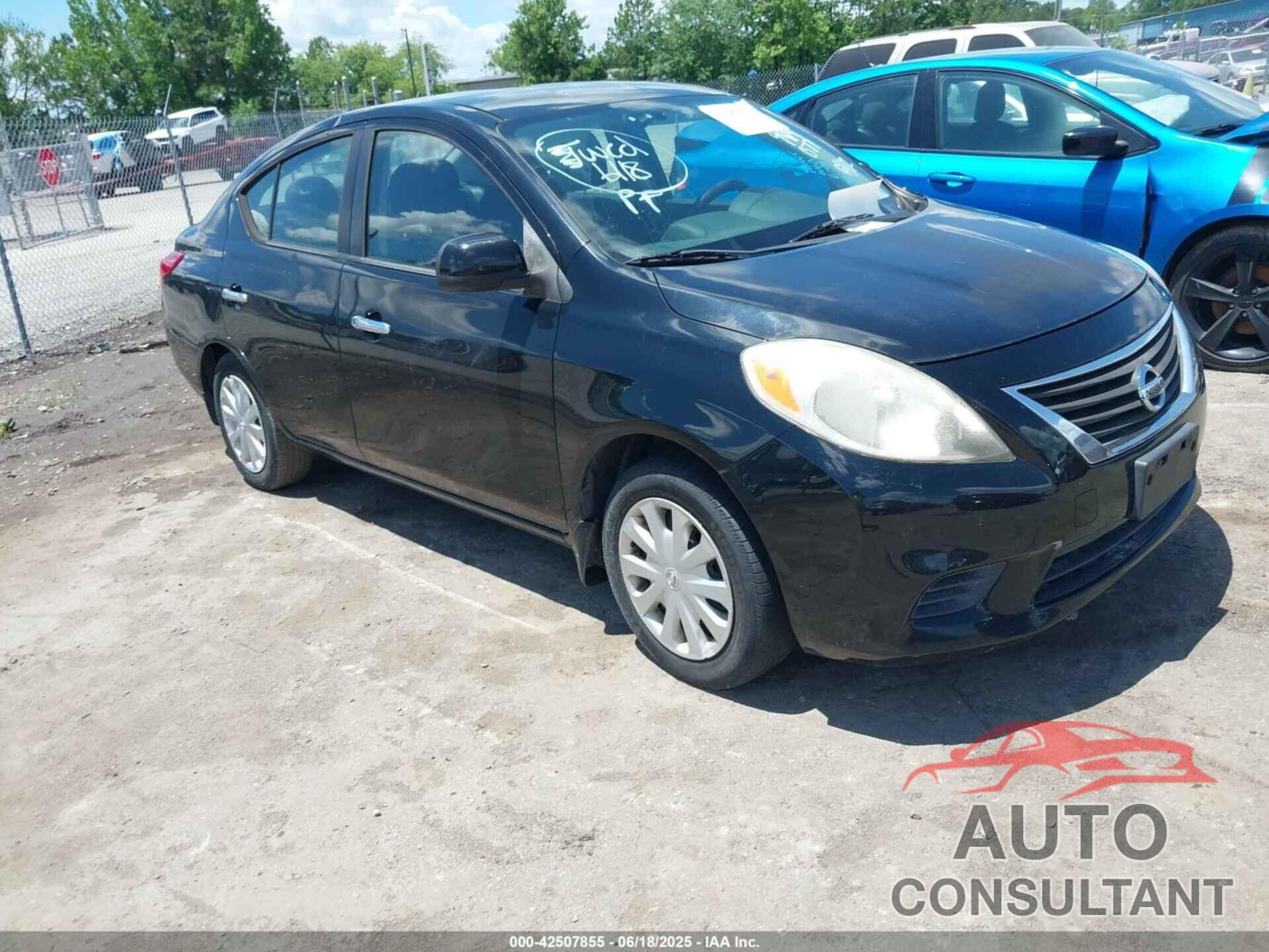 NISSAN VERSA 2012 - 3N1CN7APXCL904077