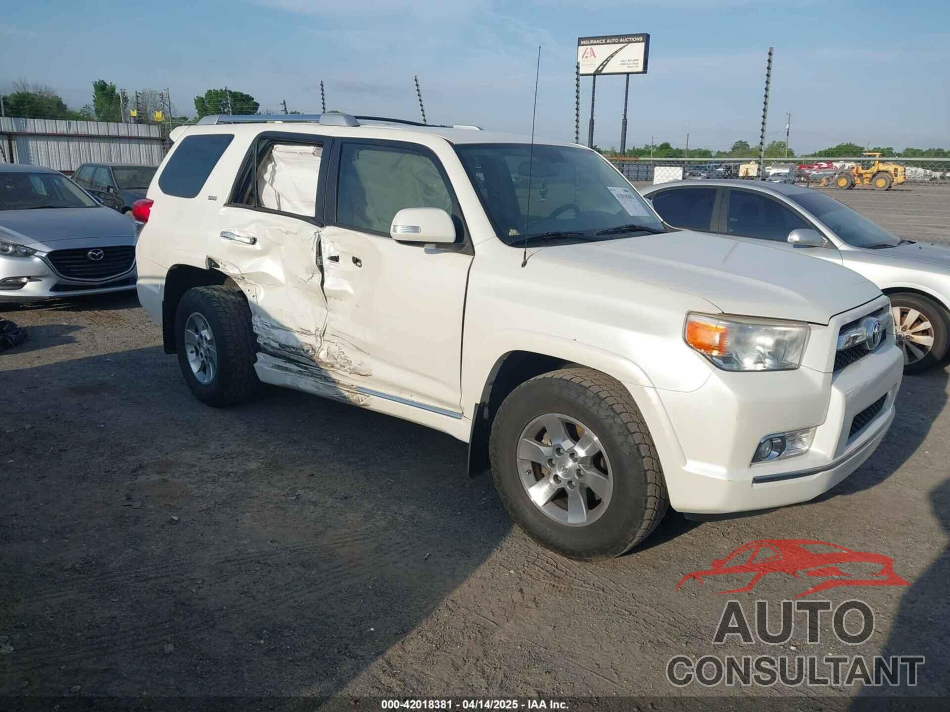 TOYOTA 4RUNNER 2012 - JTEZU5JR3C5046172
