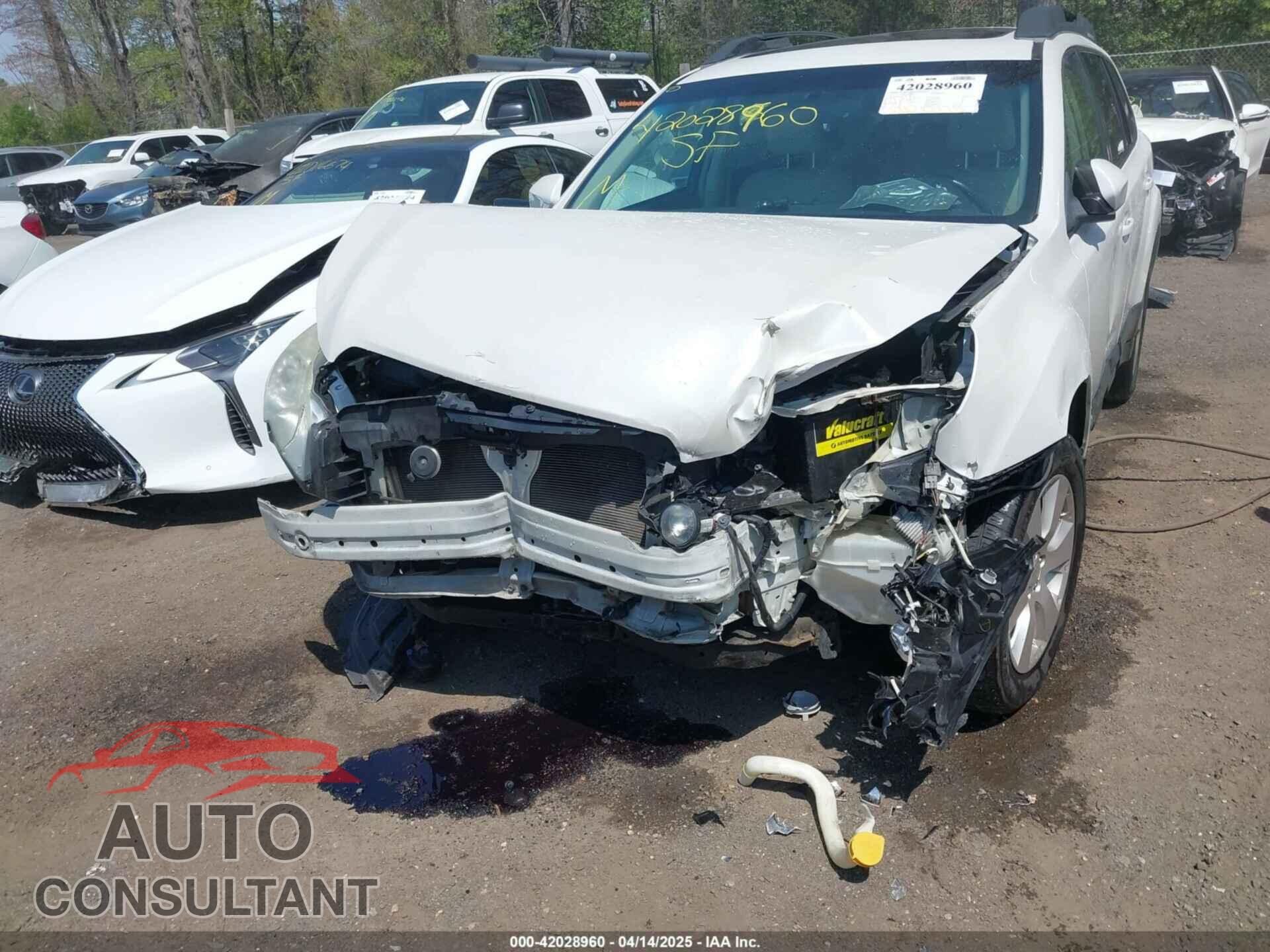 SUBARU OUTBACK 2011 - 4S4BRDKCXB2391027
