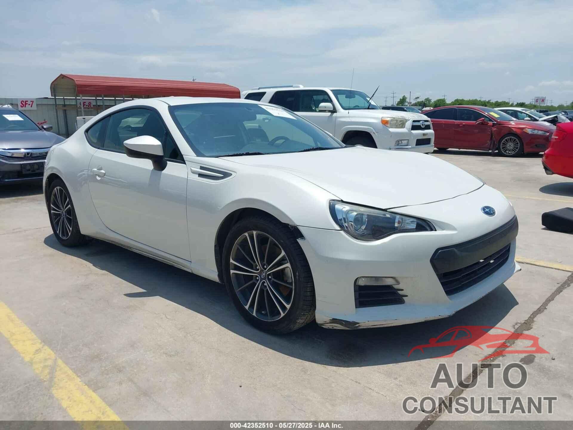 SUBARU BRZ 2015 - JF1ZCAB18F9603086
