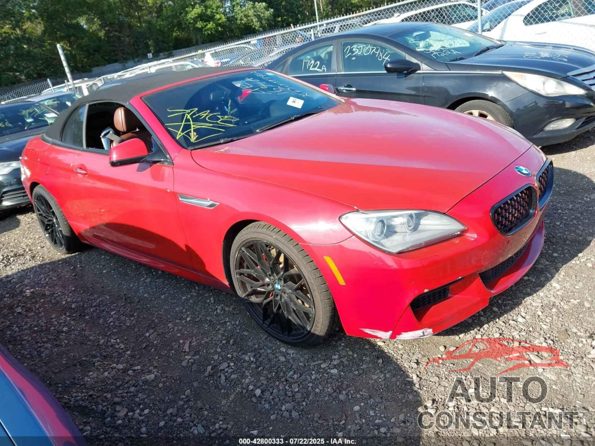 BMW 650I 2015 - WBAYP9C53FD169700