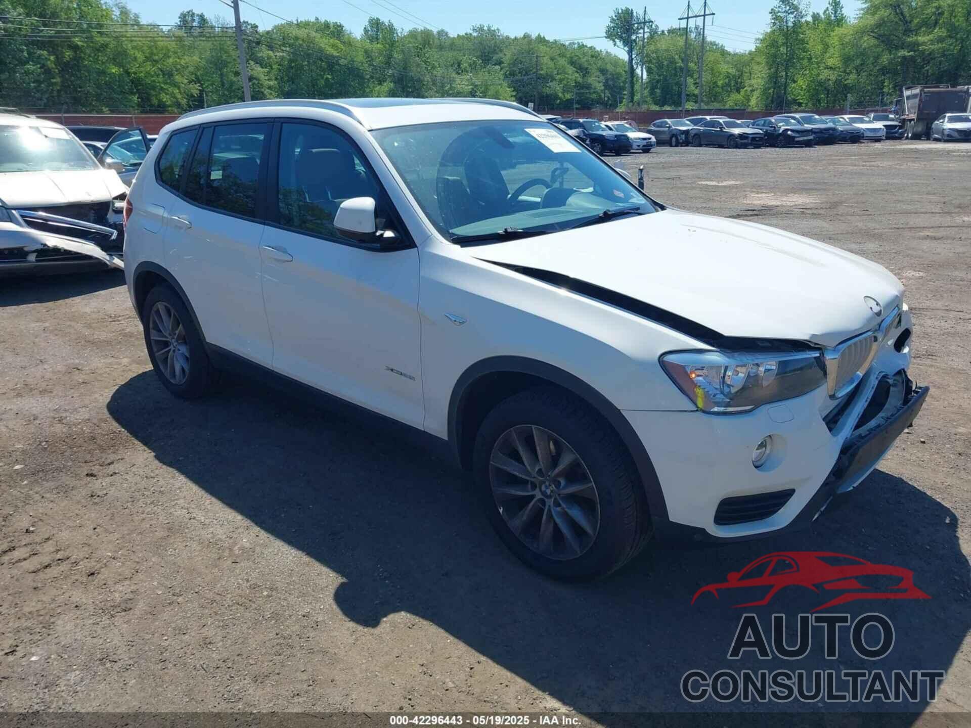 BMW X3 2017 - 5UXWX9C37H0T19972