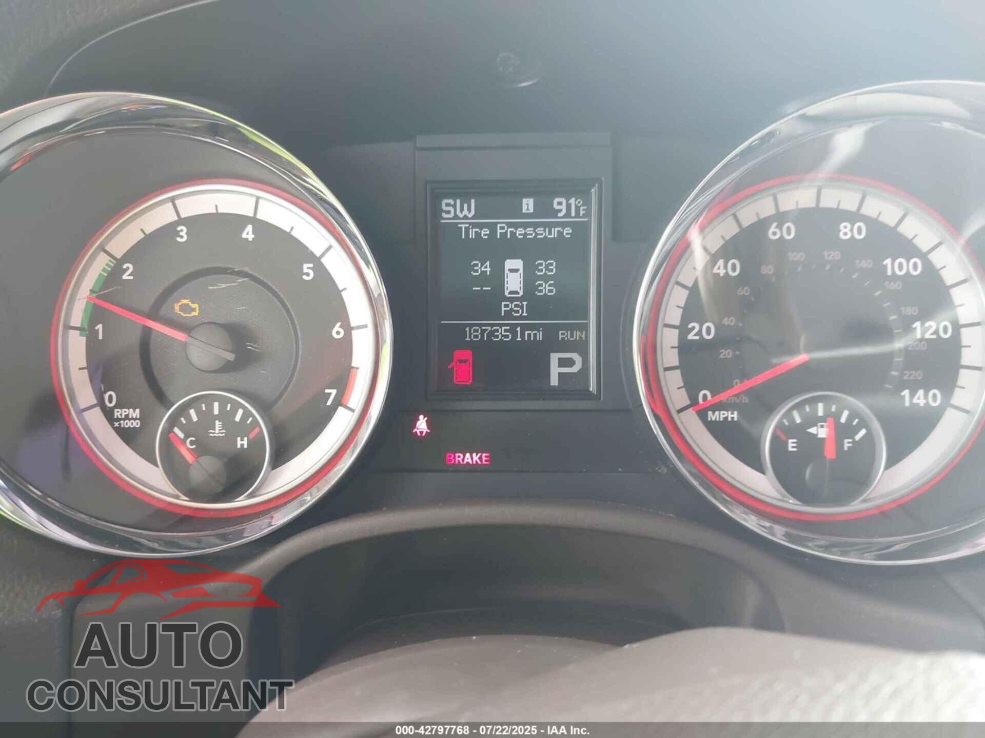 DODGE DURANGO 2012 - 1C4RDJDG9CC129480