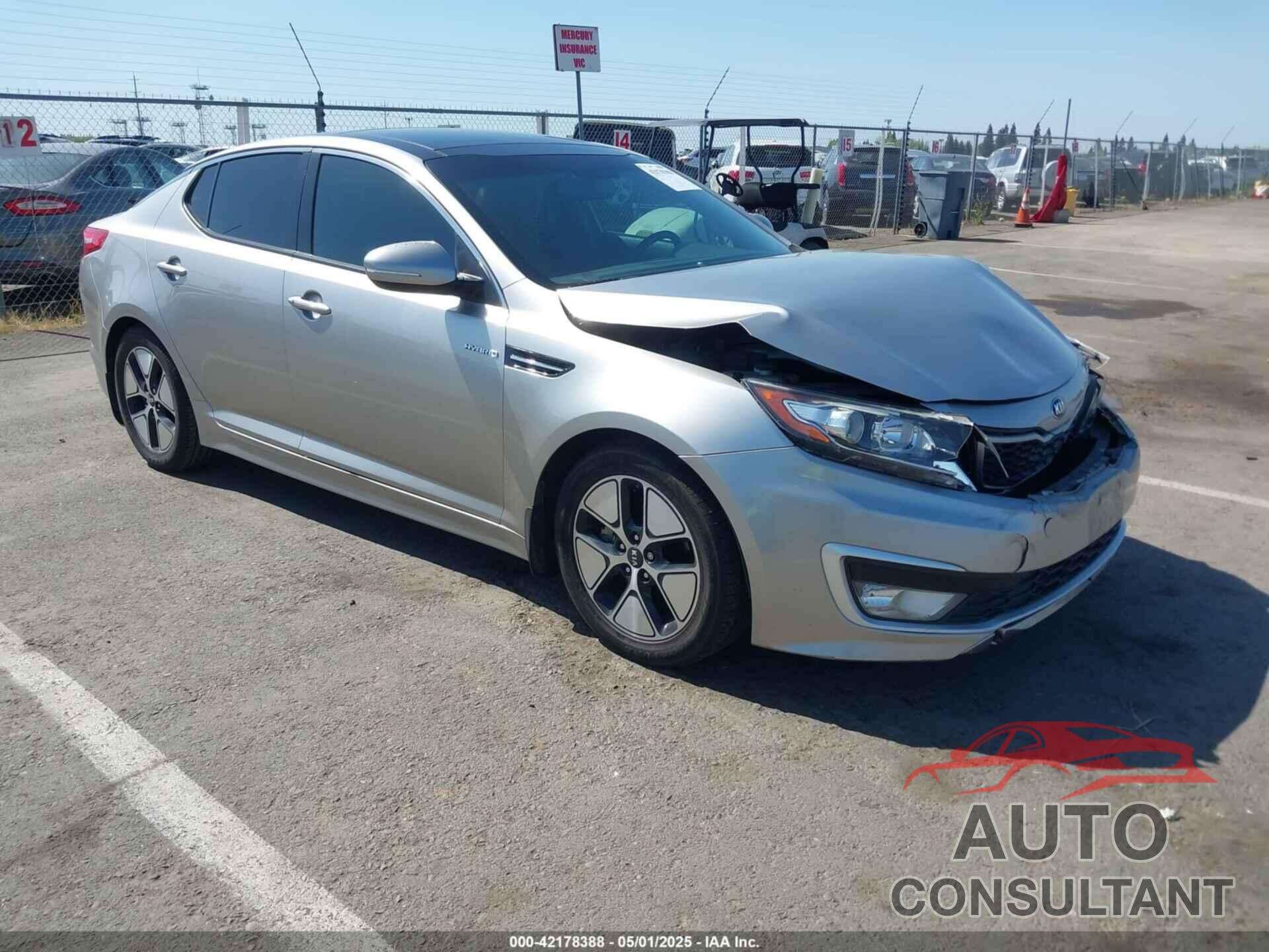 KIA OPTIMA HYBRID 2013 - KNAGM4AD9D5050395