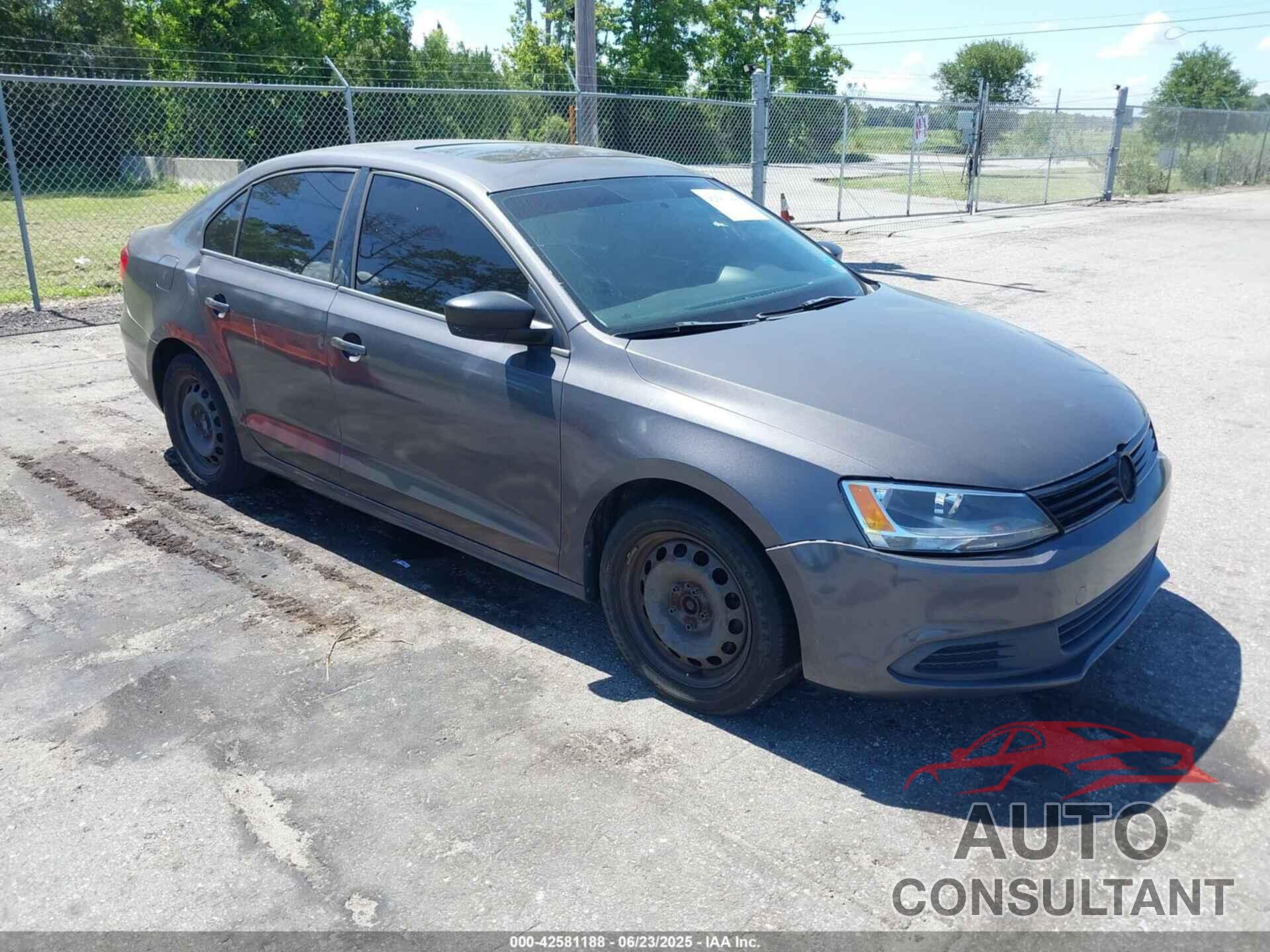 VOLKSWAGEN JETTA 2012 - 3VW2K7AJ3CM336629