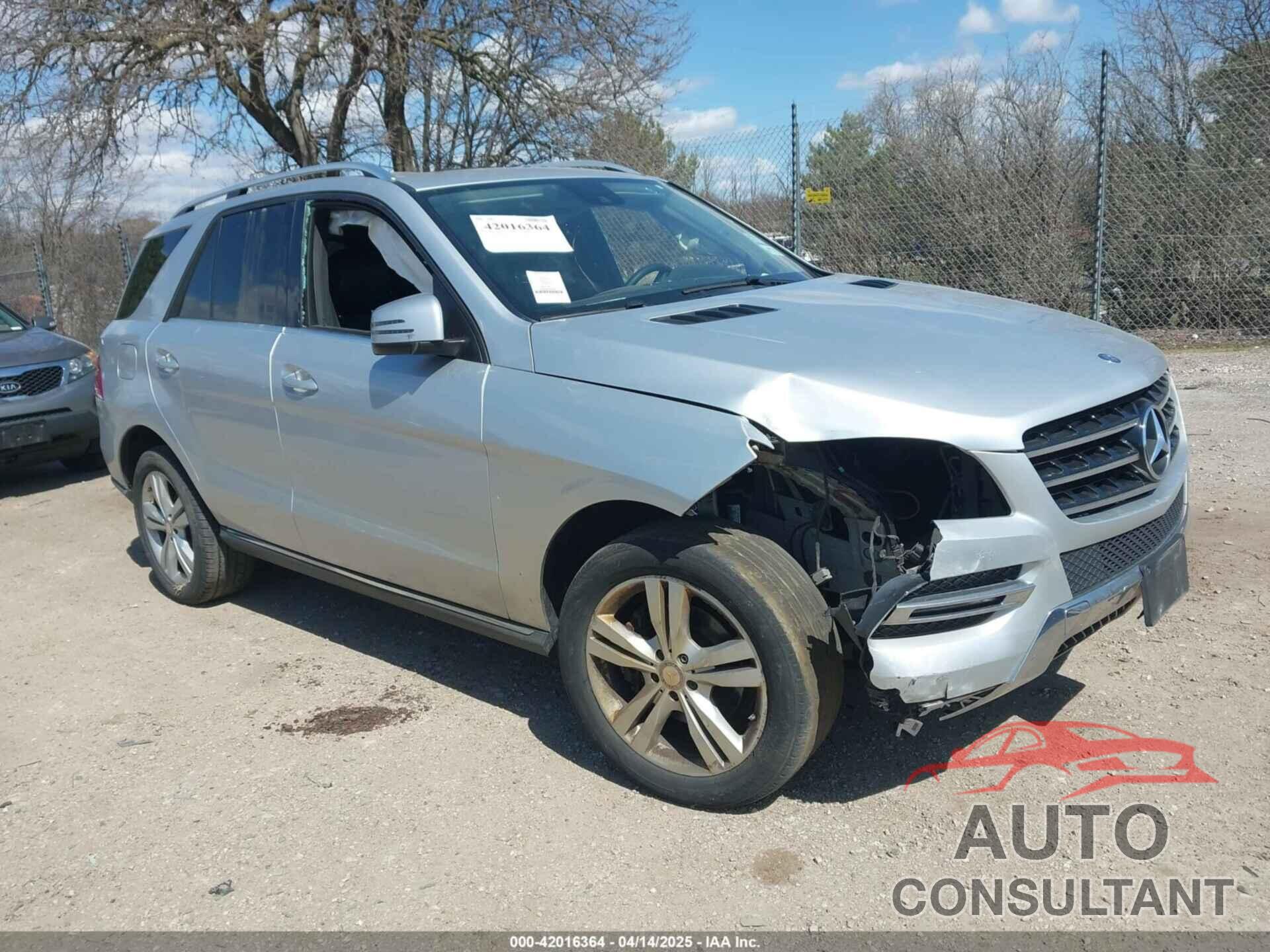 MERCEDES-BENZ ML 350 2014 - 4JGDA5HB8EA425755