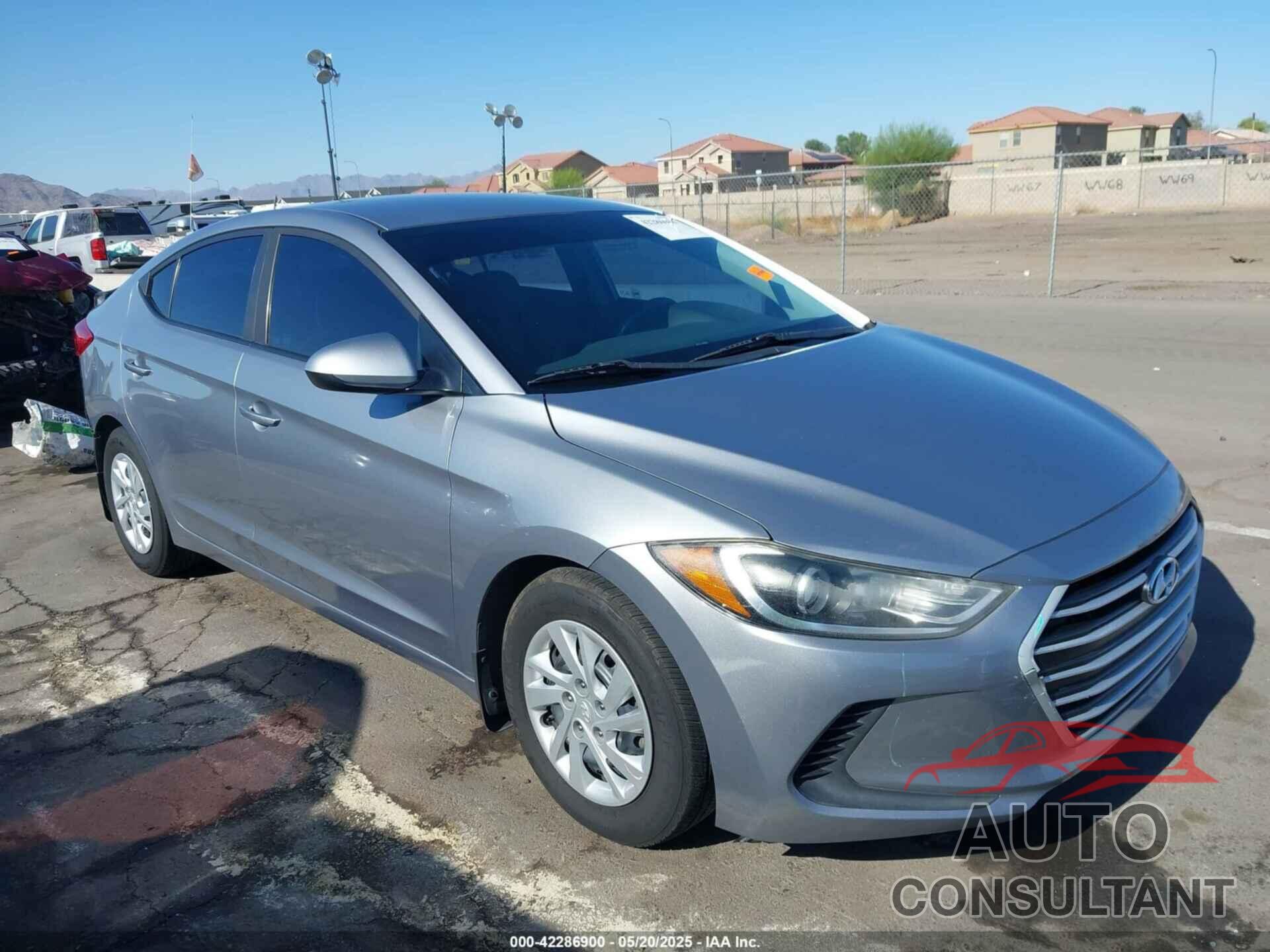 HYUNDAI ELANTRA 2017 - 5NPD74LF6HH172813