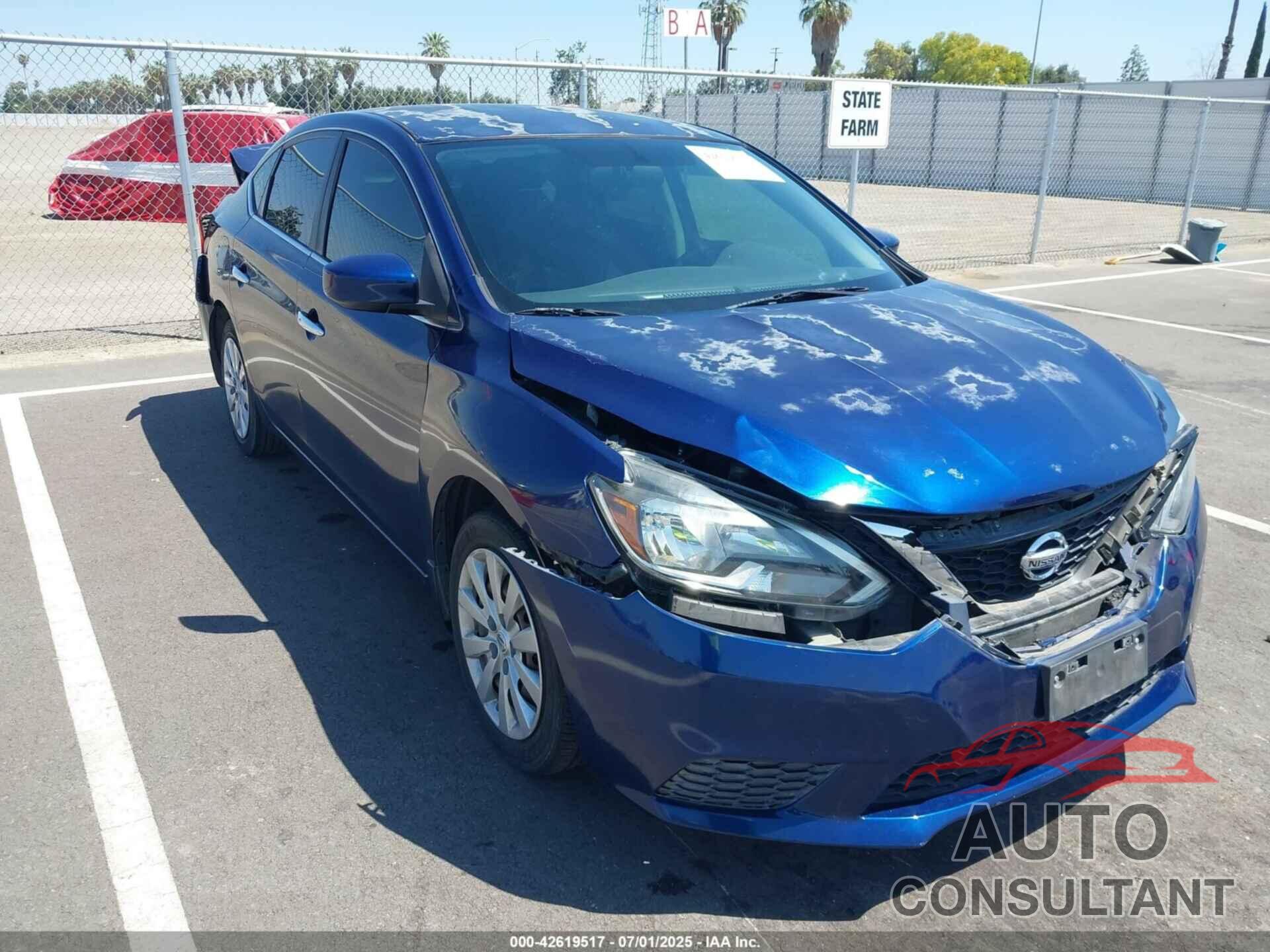 NISSAN SENTRA 2016 - 3N1AB7APXGY214788
