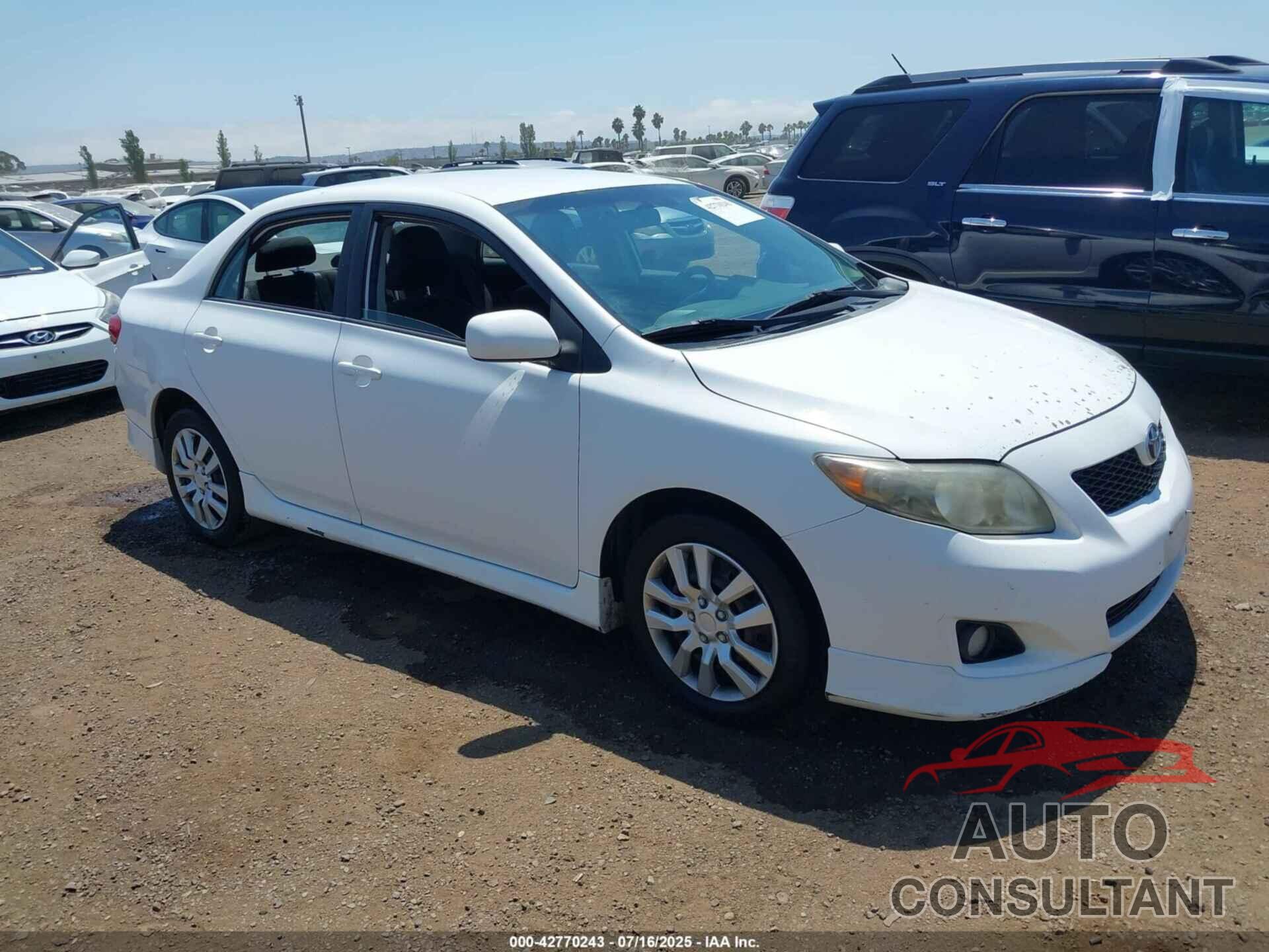 TOYOTA COROLLA 2009 - 1NXBU40E39Z075762