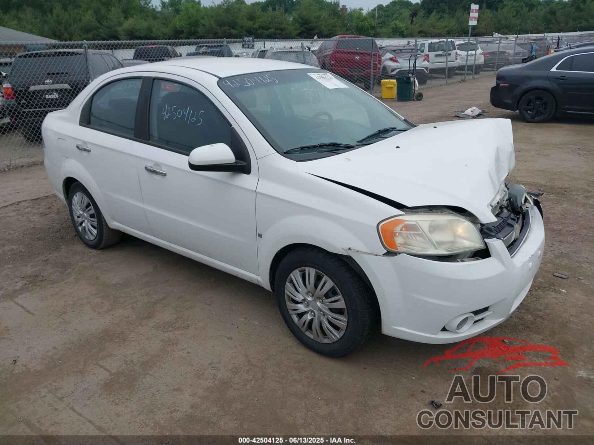 CHEVROLET AVEO 2009 - KL1TG56E59B399005