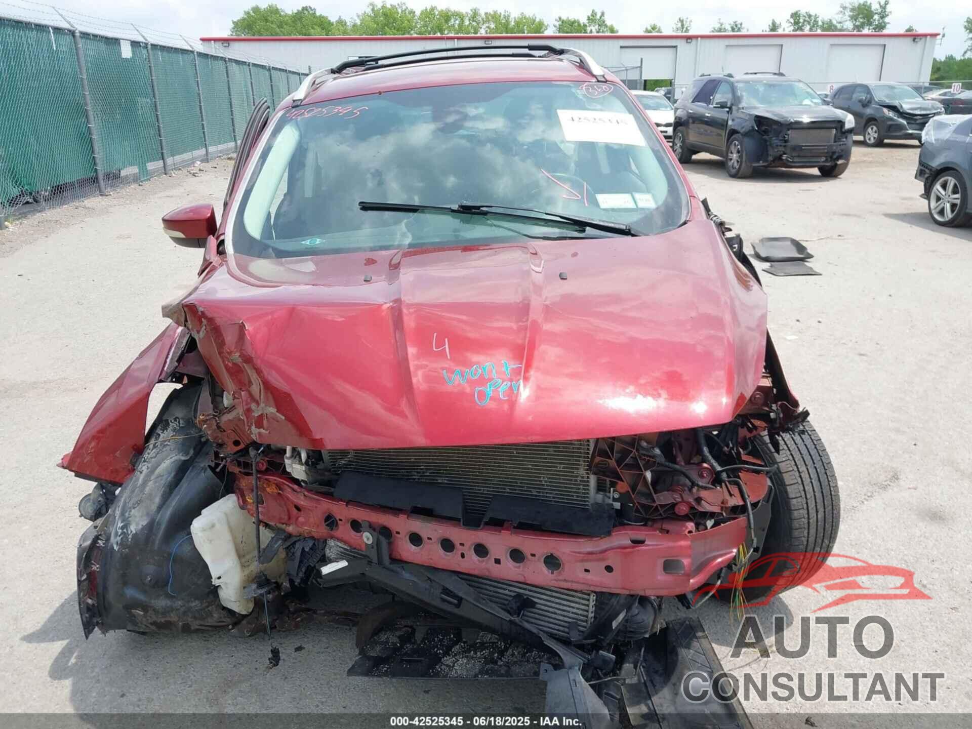 FORD ESCAPE 2014 - 1FMCU9J93EUB41966
