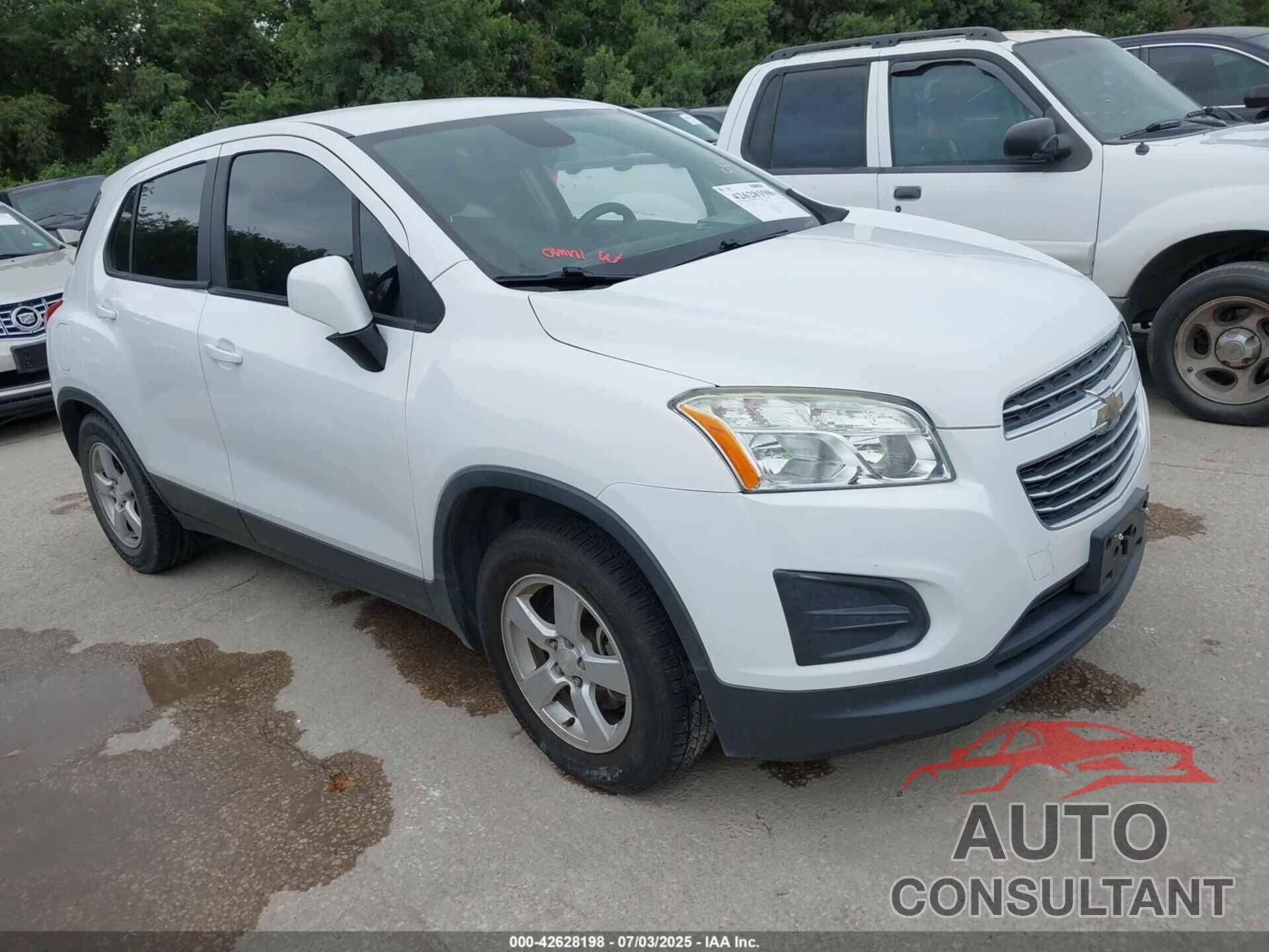 CHEVROLET TRAX 2016 - 3GNCJNSBXGL184941