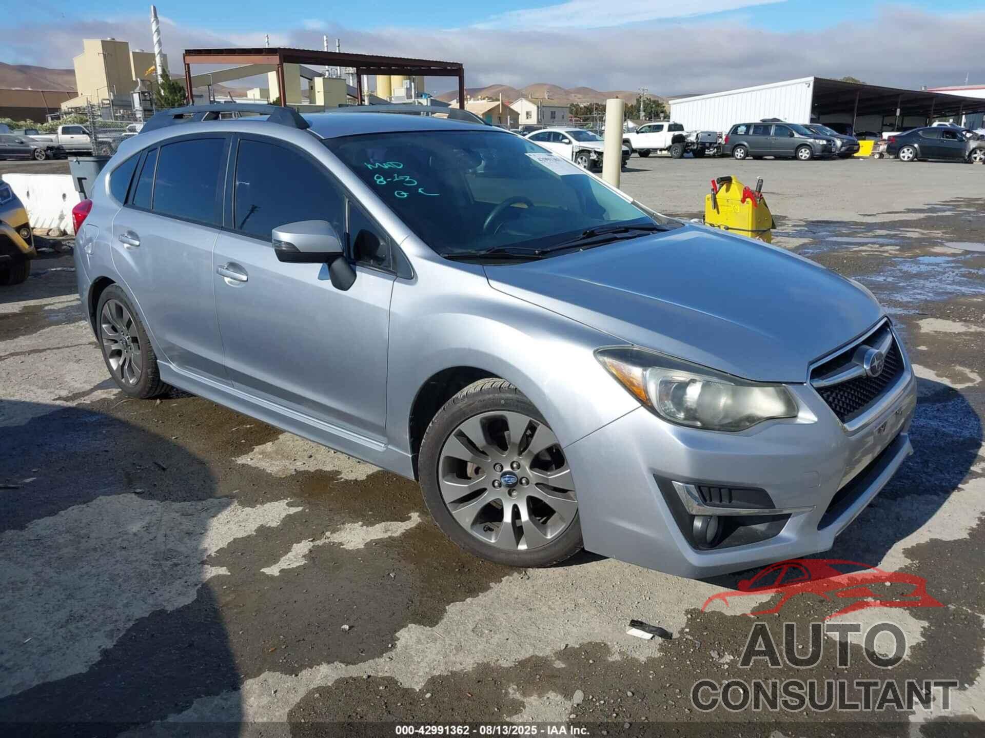 SUBARU IMPREZA 2015 - JF1GPAV6XF8208044