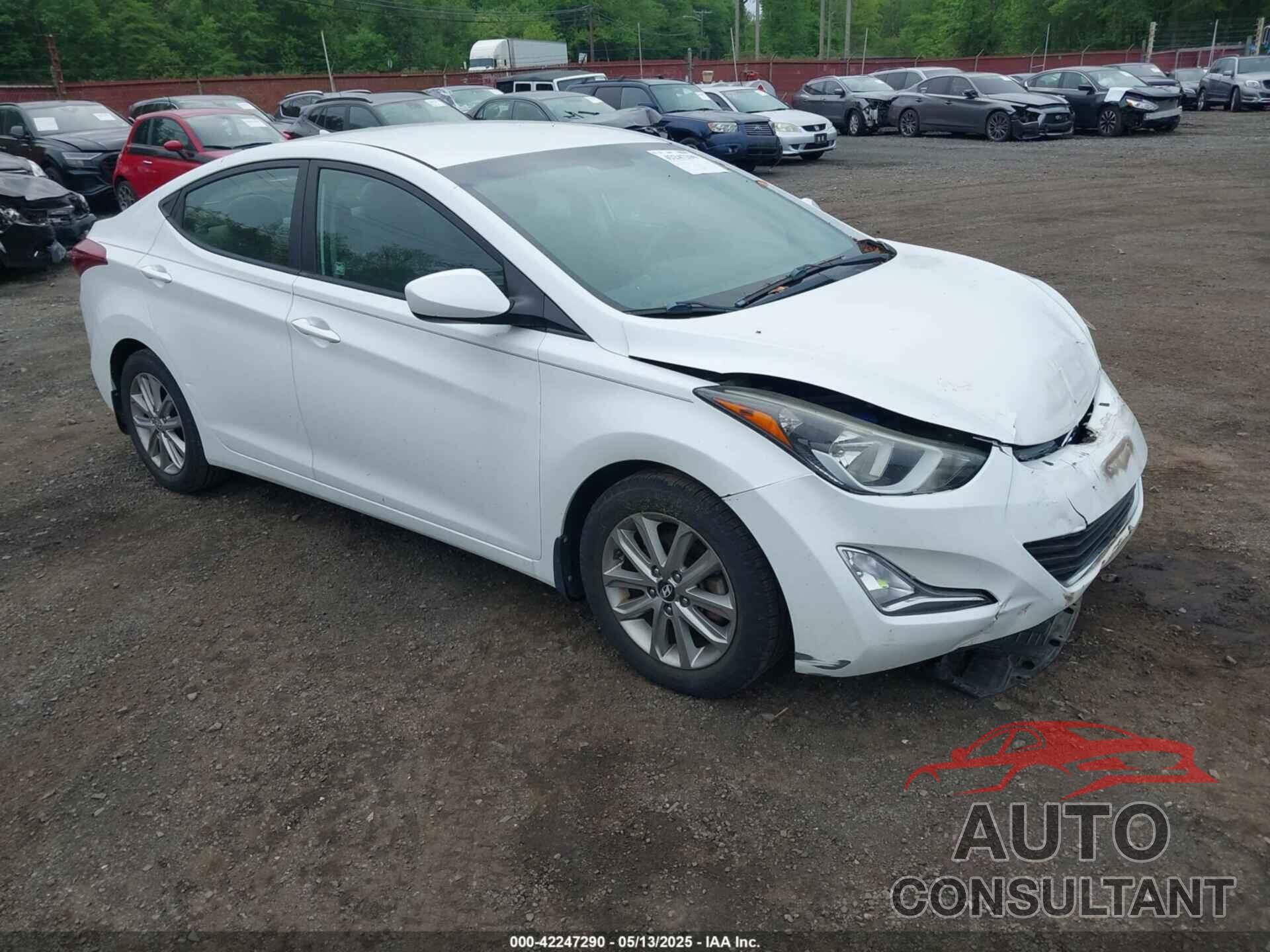 HYUNDAI ELANTRA 2016 - 5NPDH4AE6GH727314