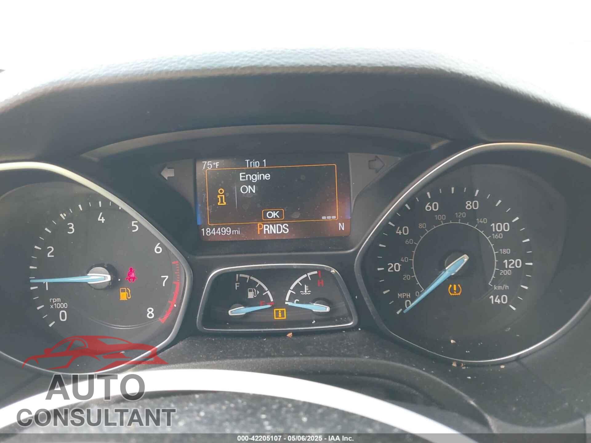 FORD FOCUS 2015 - 1FADP3K2XFL319559