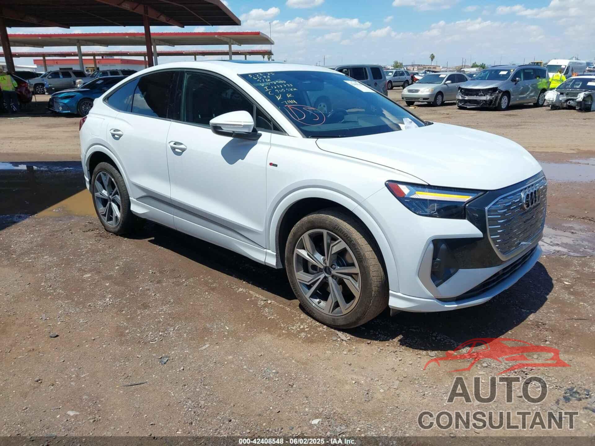 AUDI Q4 SPORTBACK E-TRON 2023 - WA122BFZ6PP076595