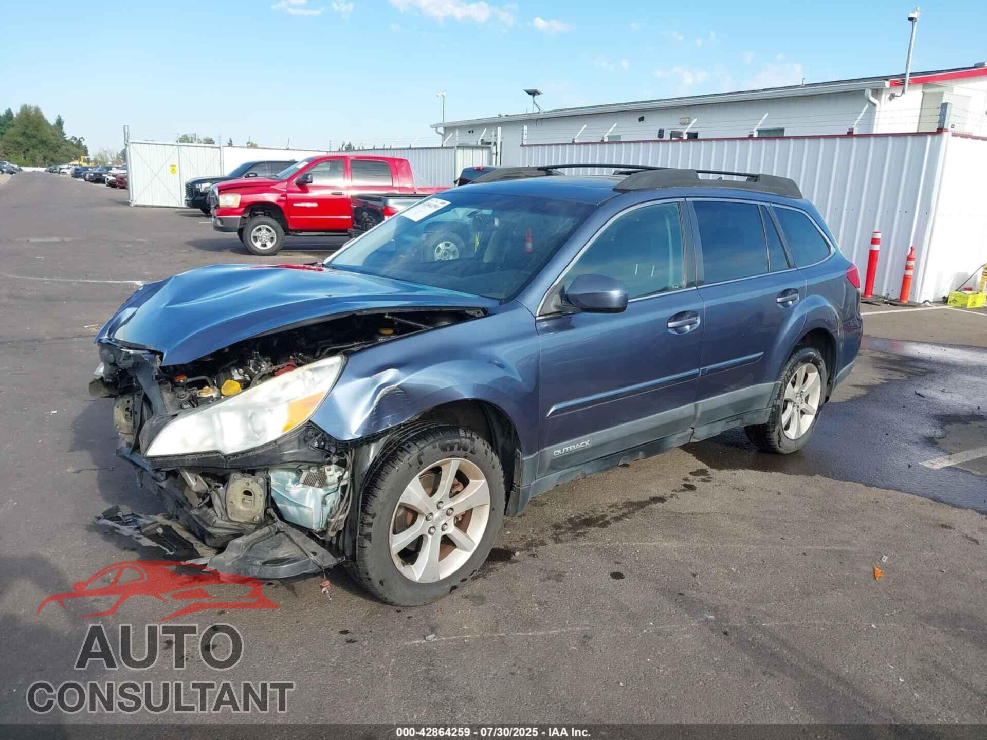 SUBARU OUTBACK 2013 - 4S4BRBKC7D3275656