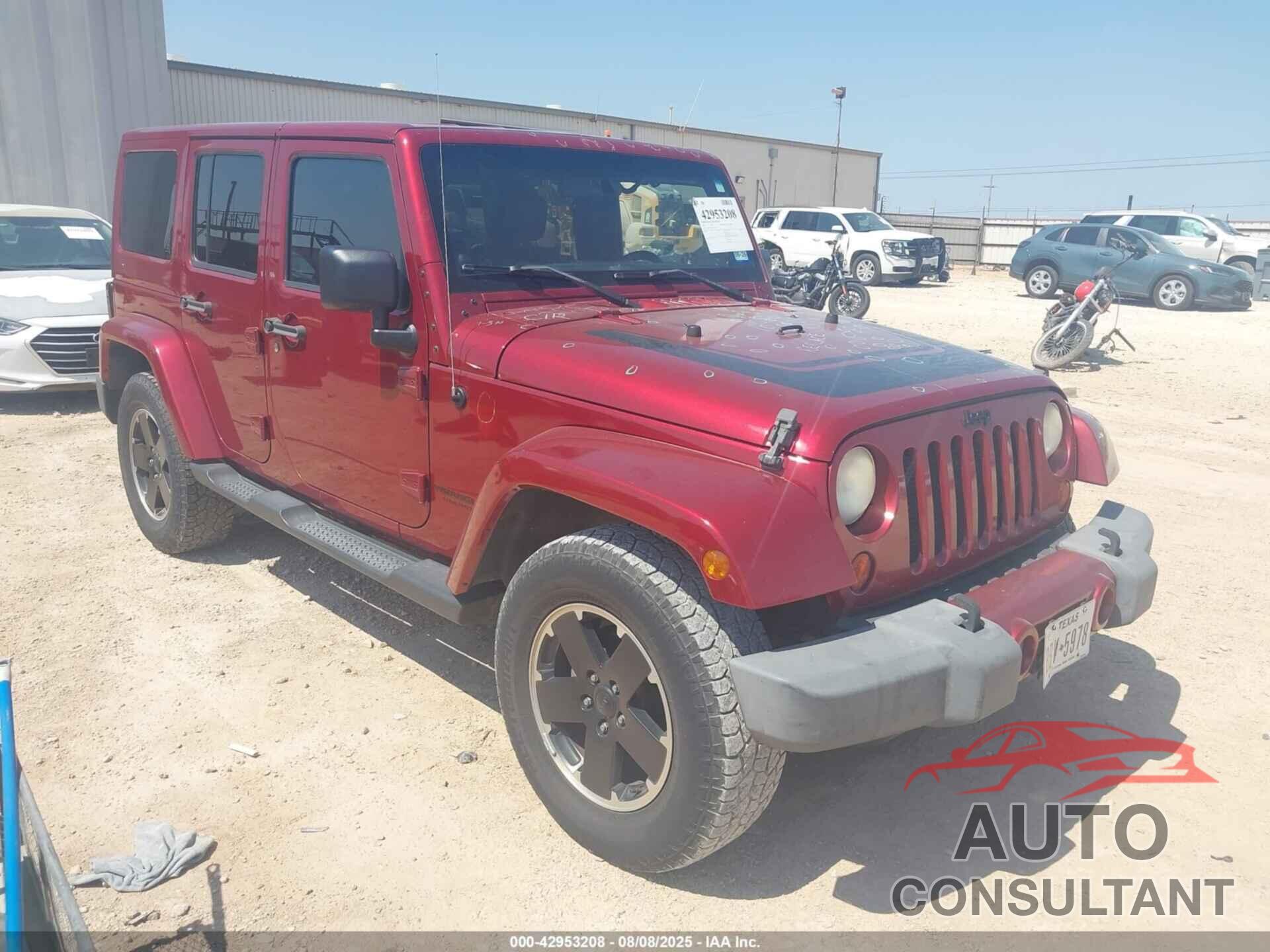 JEEP WRANGLER UNLIMITED 2012 - 1C4BJWEGXCL258575