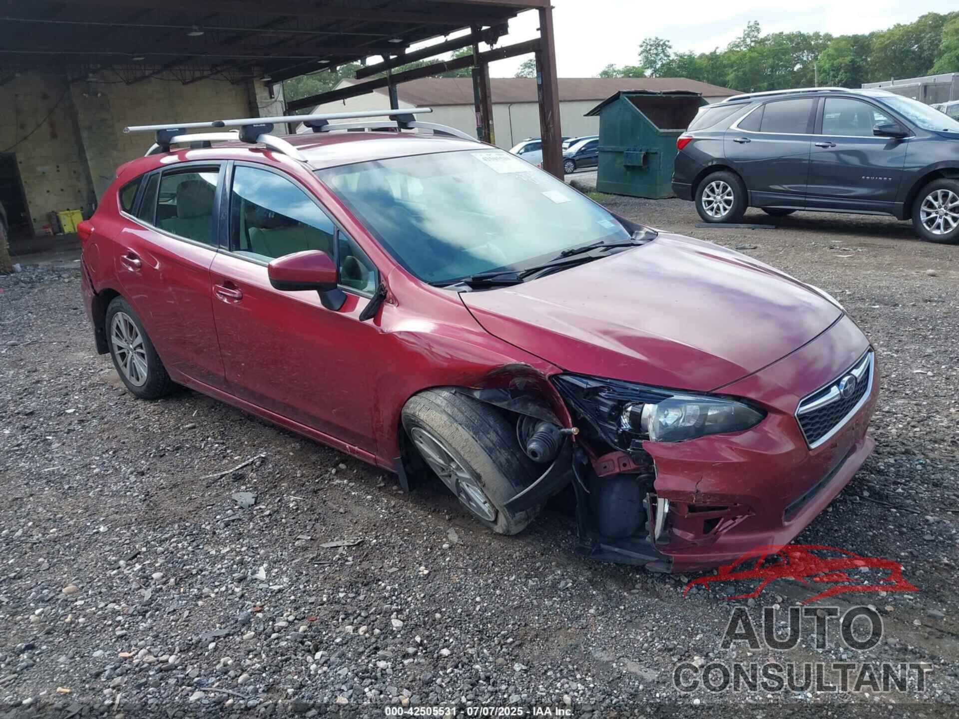SUBARU IMPREZA 2017 - 4S3GTAB60H3709311